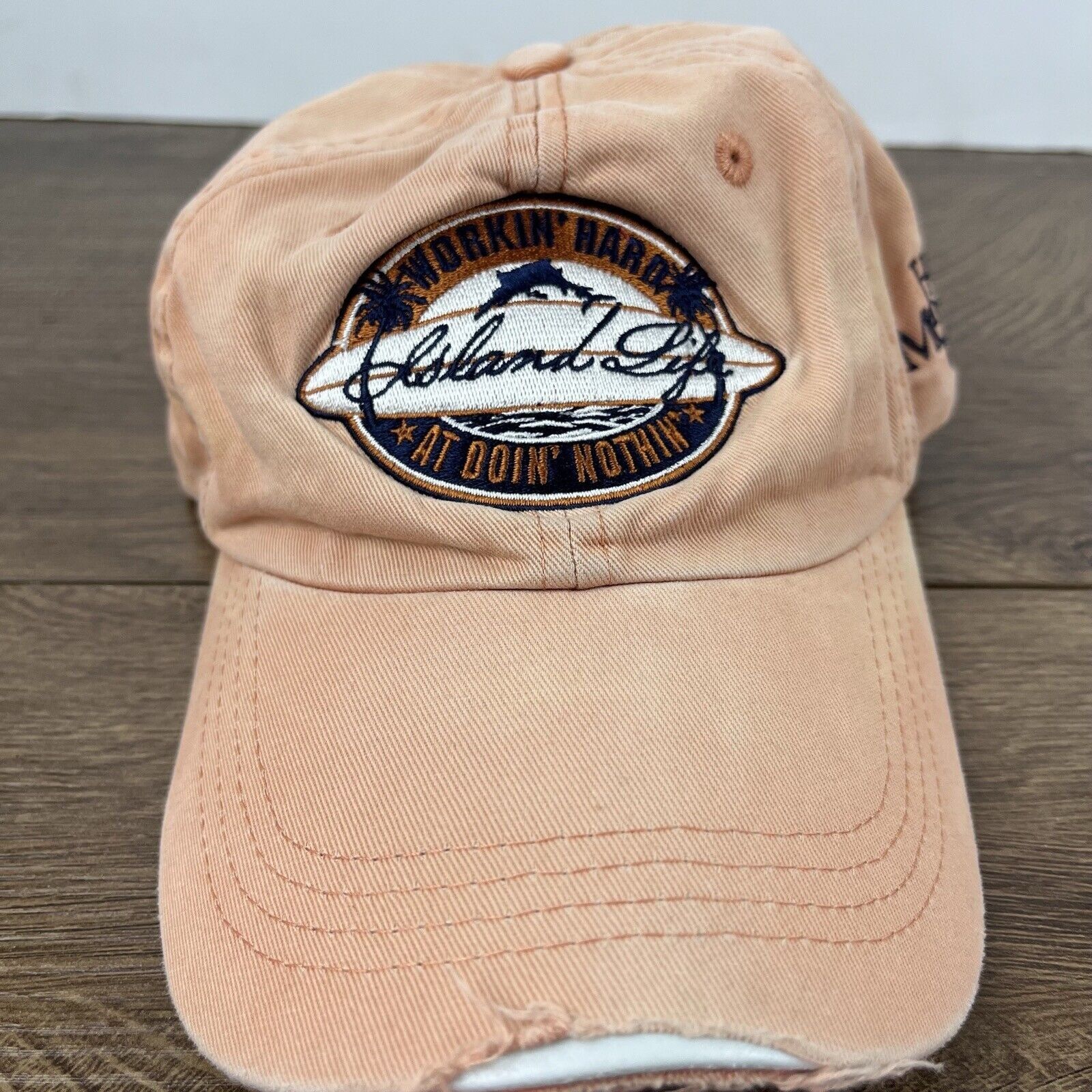 Other Island Life Hat Working Hard At Doing Nothing Hat Adjustable Size ONE SIZE - 6 Thumbnail