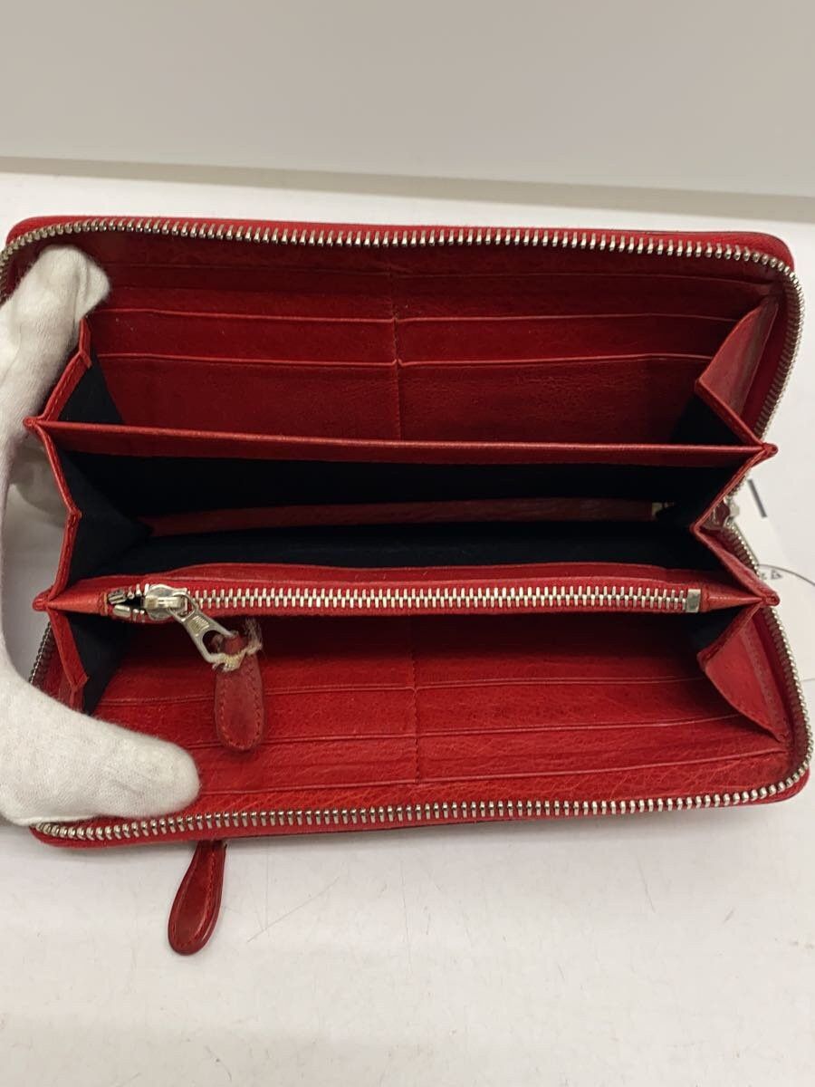 Balenciaga Balenciaga Sheepskin Long Wallet Red Size ONE SIZE - 3 Thumbnail