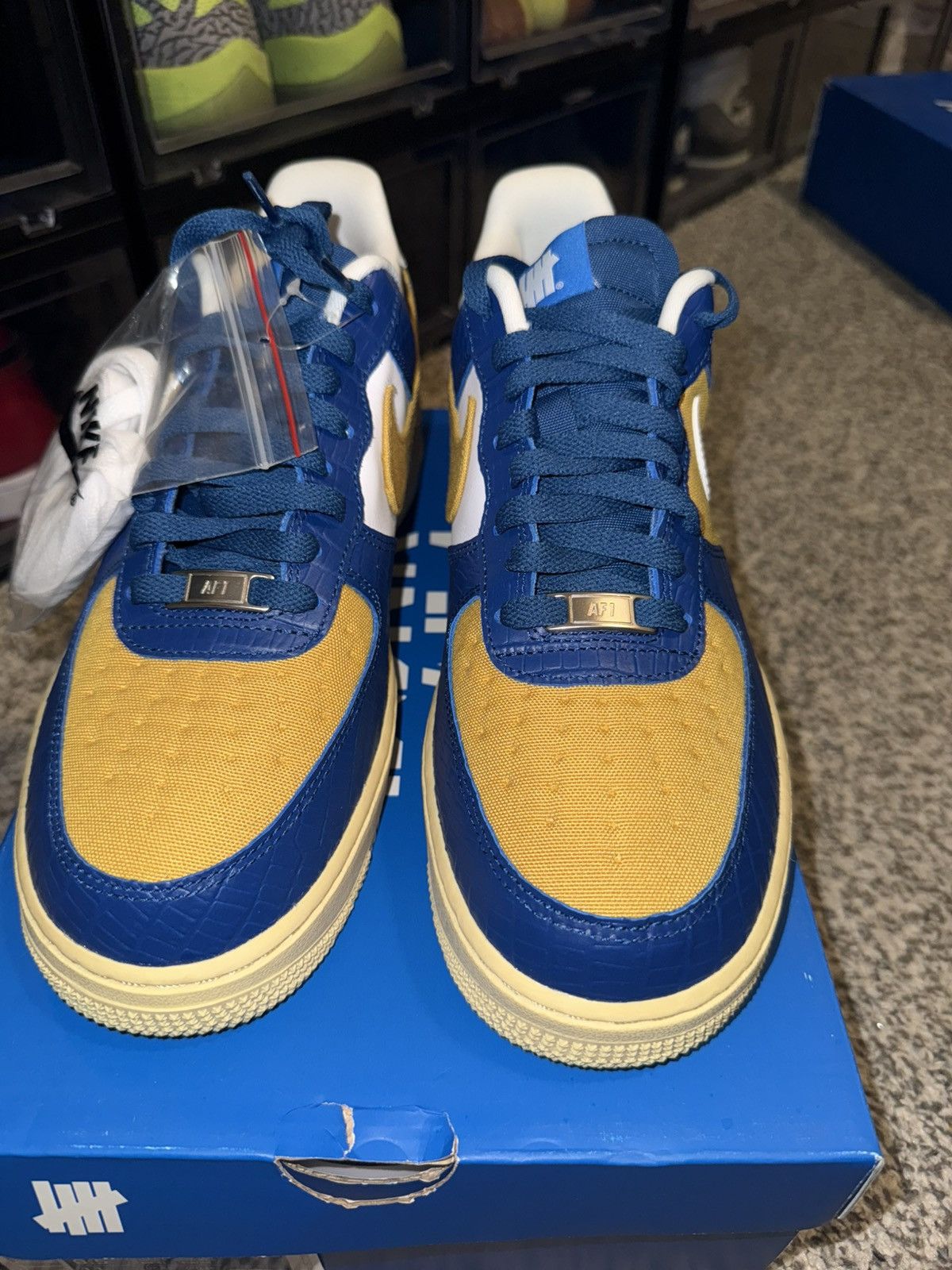 Nike × Undefeated Nike x Undefeated AF1 Court Blue Size US 9.5 / EU 42-43 - 5 Thumbnail