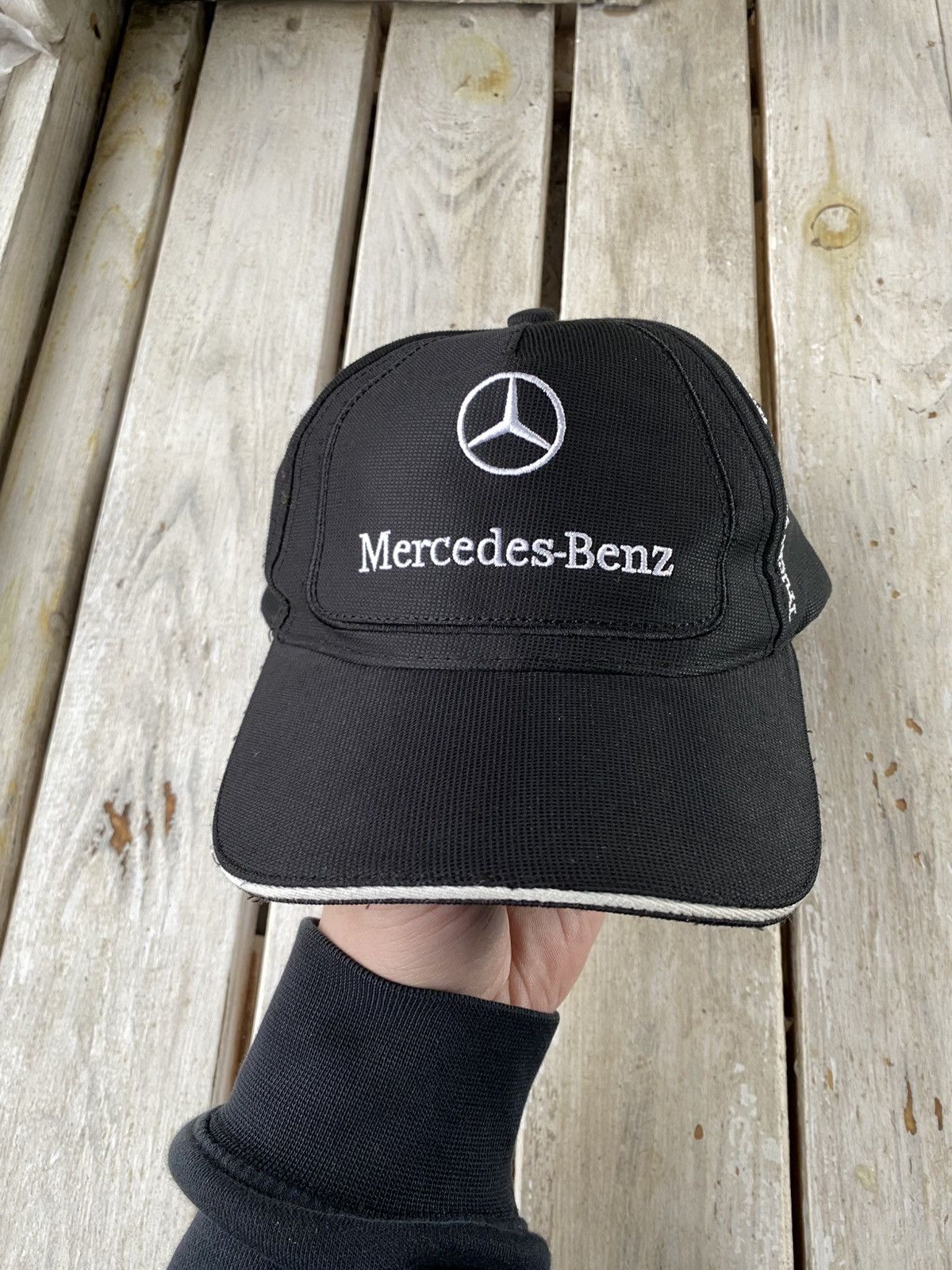 Mercedes-Benz × Vintage Vintage 00s Mercedes Benz Racing Formula One Cap Hat Size ONE SIZE - 2 Thumbnail