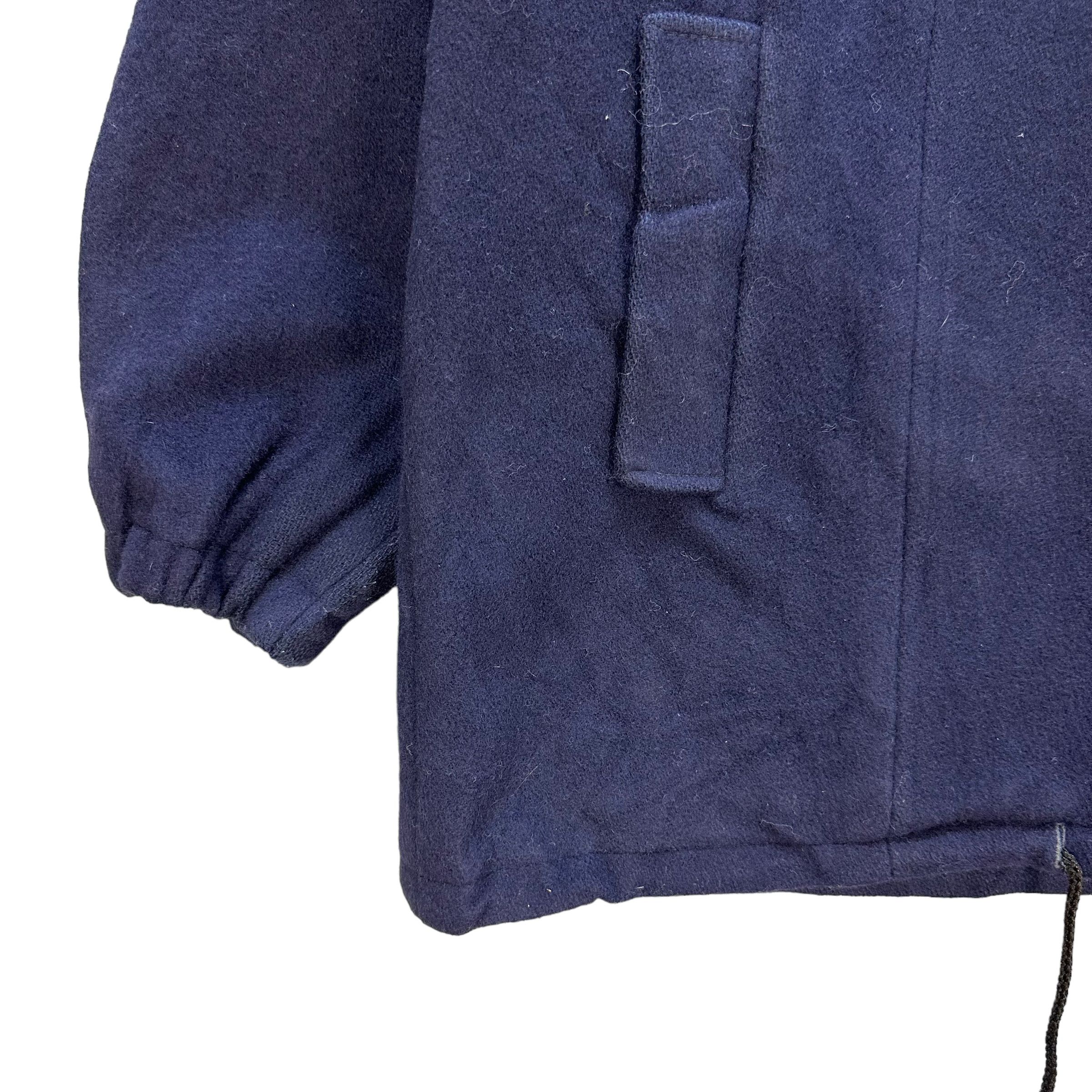 Vintage International Scene Button Zipper Hooded Wool Jacket A8-0196 Size US L / EU 52-54 / 3 - 4 Thumbnail