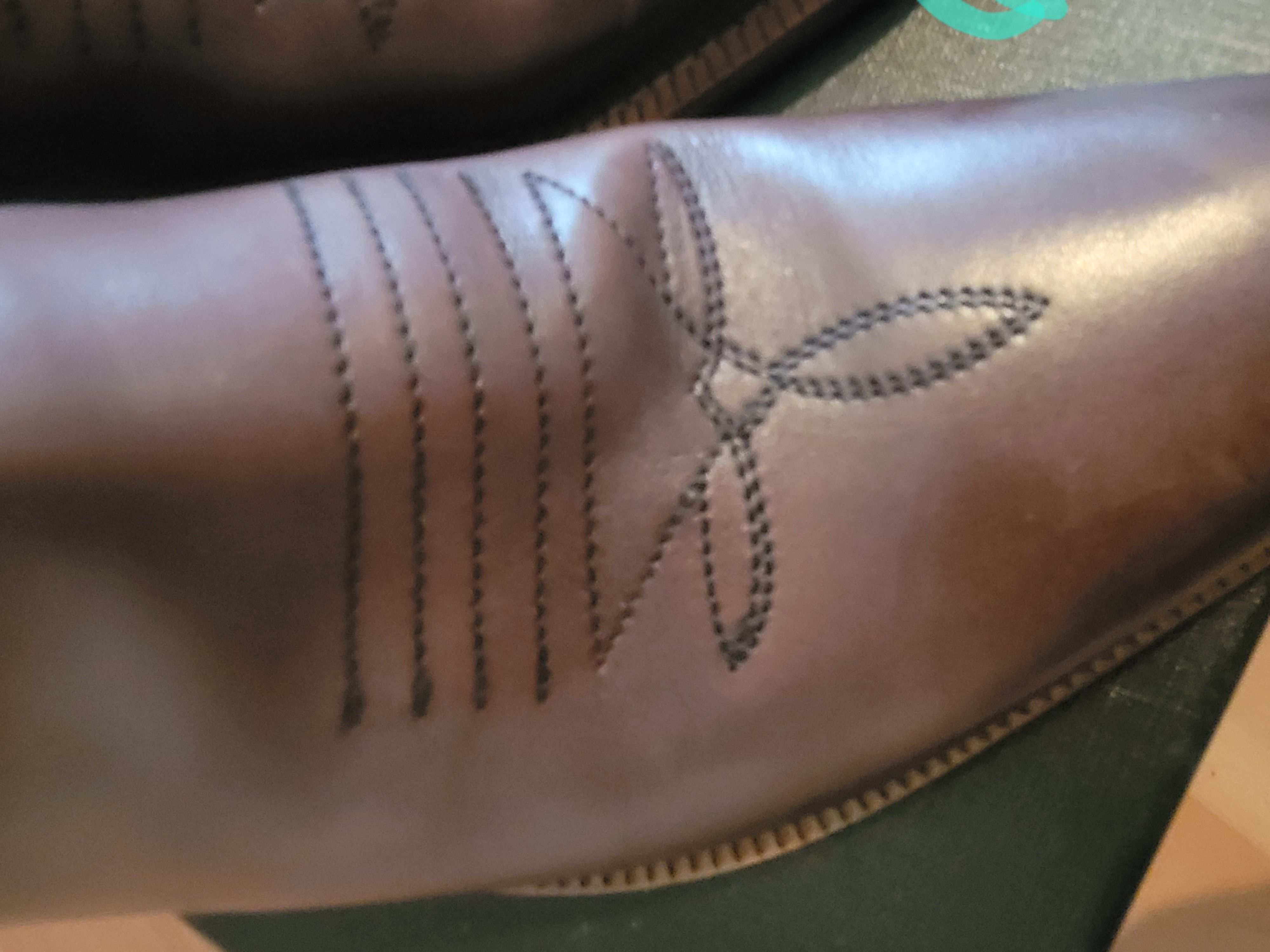 From The First 45mm Brown Western boots with embroidery Size US 9 / EU 42 - 8 Thumbnail