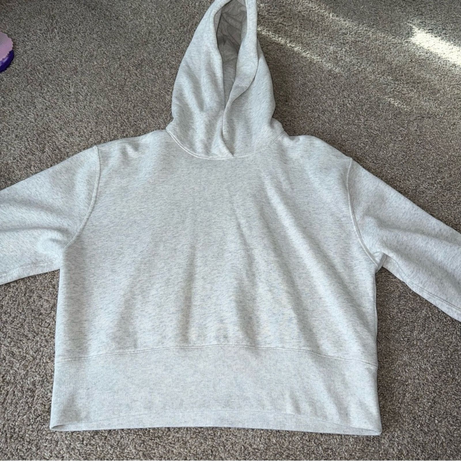 Abercrombie & Fitch Abercrombie & Fitch - Cropped Soft A&F Sweatshirt - Grey, L Size L / US 10 / IT 46 - 1 Thumbnail