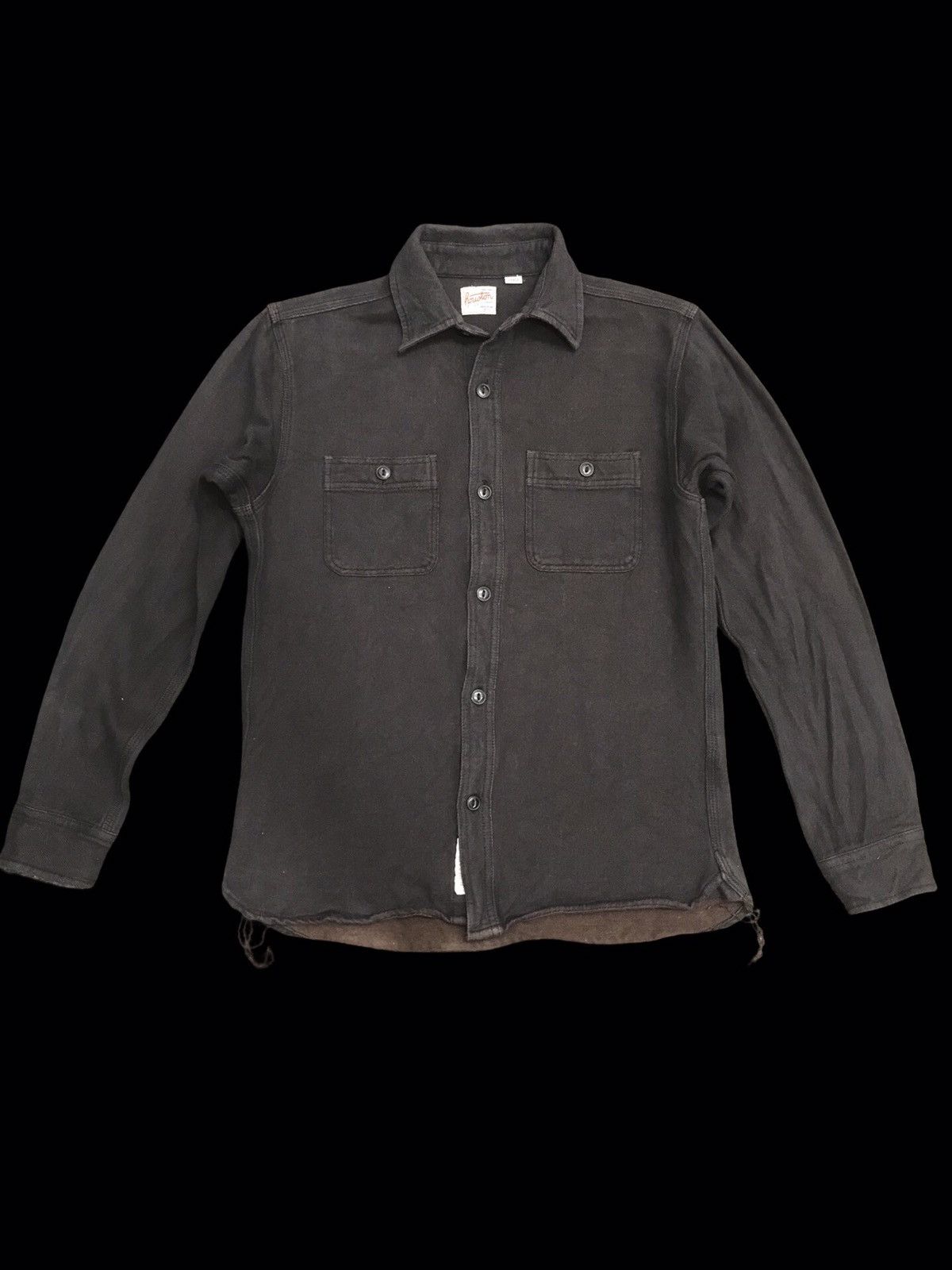Japanese Brand 💥HOUSTON UNION MADE Rusty Triple Stitch Sturdy Shirt Size US M / EU 48-50 / 2 - 1 Thumbnail