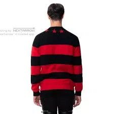 Givenchy Givenchy Classic Black and Red Five-Star Sweatshirt Size US M / EU 48-50 / 2 - 2 Thumbnail