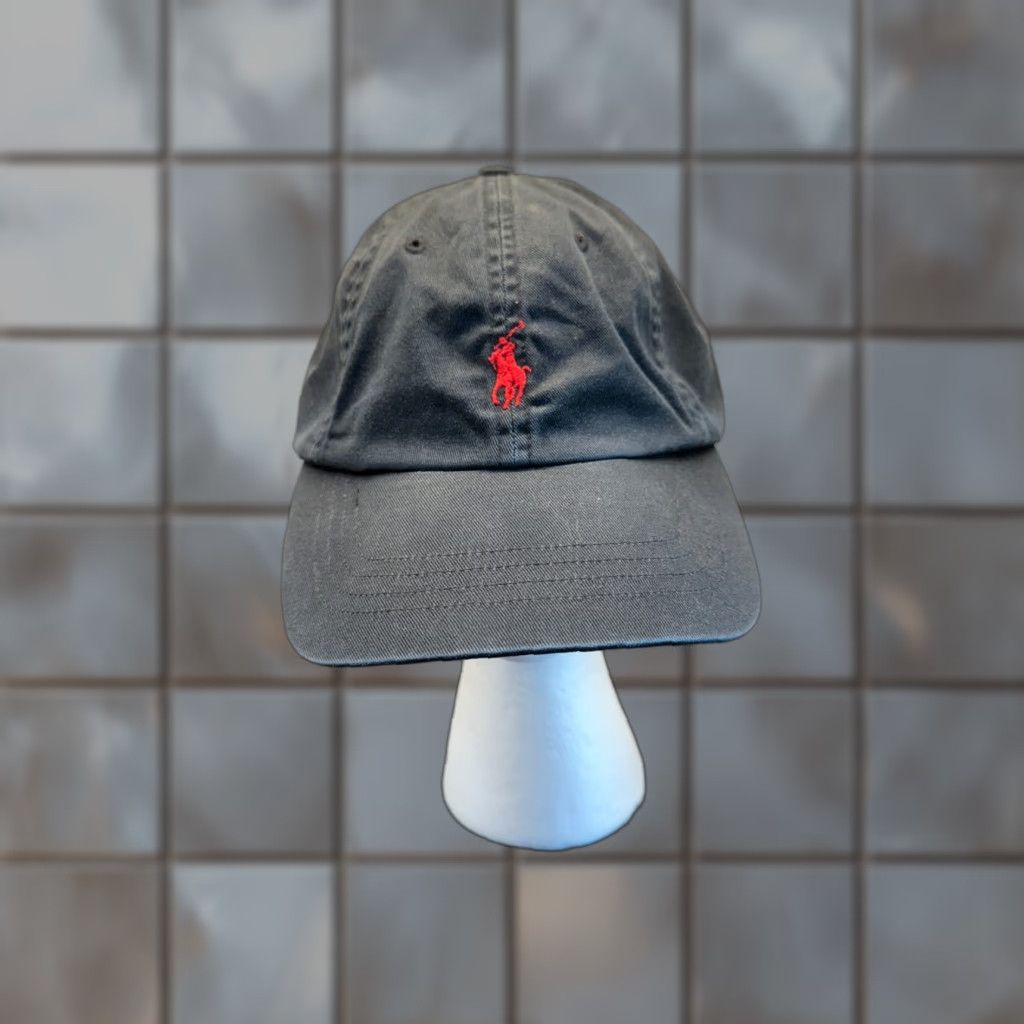 Polo Ralph Lauren Polo Ralph Lauren Cap Mens One Size Black Twill Strapback Adjustable Pony Size US M / EU 48-50 / 2 - 1 Thumbnail