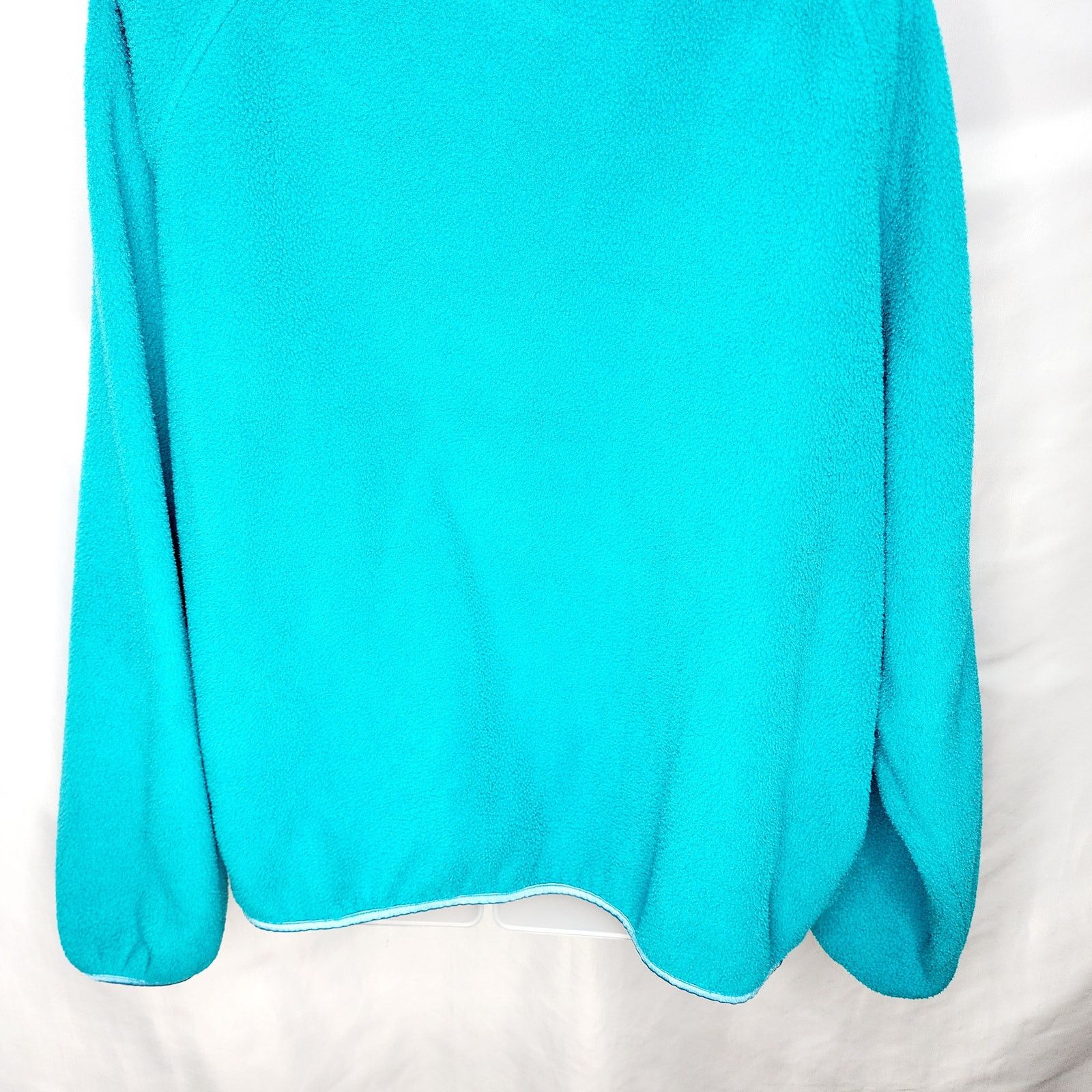 Other Vintage Woolrich Teal Zipper Front Long Sleeve Fleece Size L / US 10 / IT 46 - 13 Thumbnail