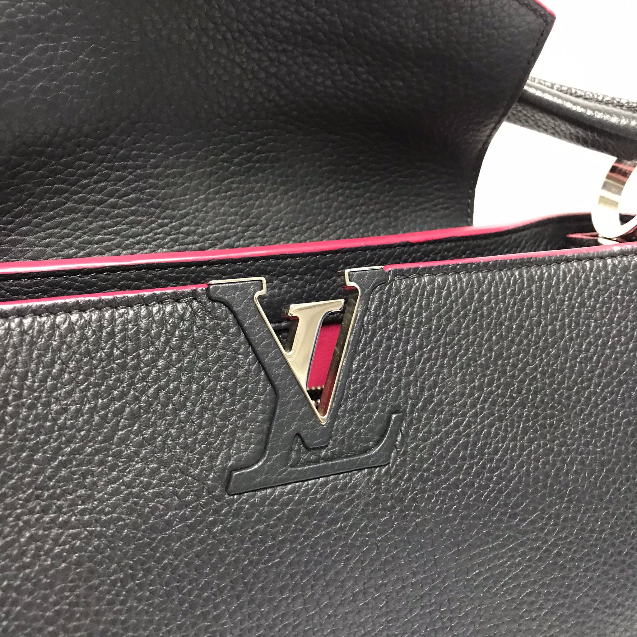 Louis Vuitton LV Taurillon Capucines MM in Cobalt Shoulder Bag Size ONE SIZE - 7 Thumbnail
