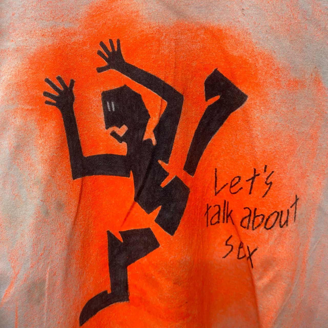 Hanes Vintage 90s Let' Talk About Sex Tshirt Size US M / EU 48-50 / 2 - 4 Thumbnail