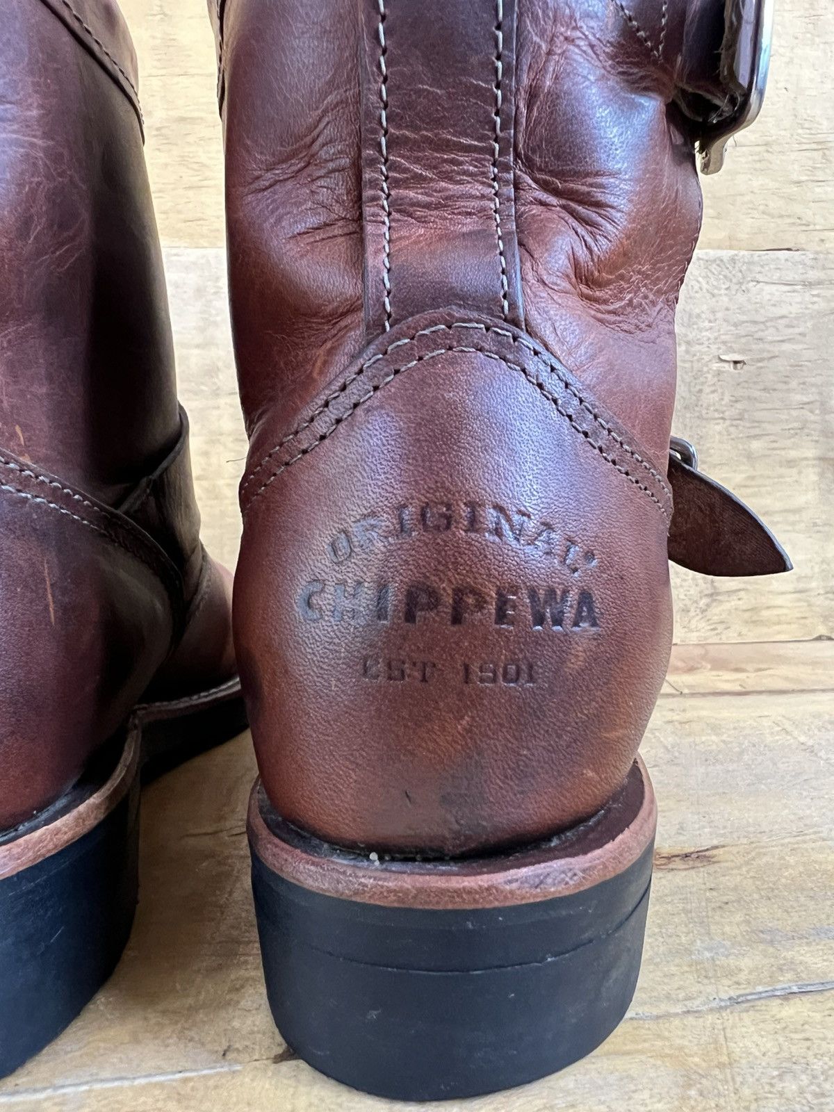 Chippewa Chippewa Raynard Engineer Boots Motorcycle Riding Women's Size US 7 / IT 37 - 9 Thumbnail