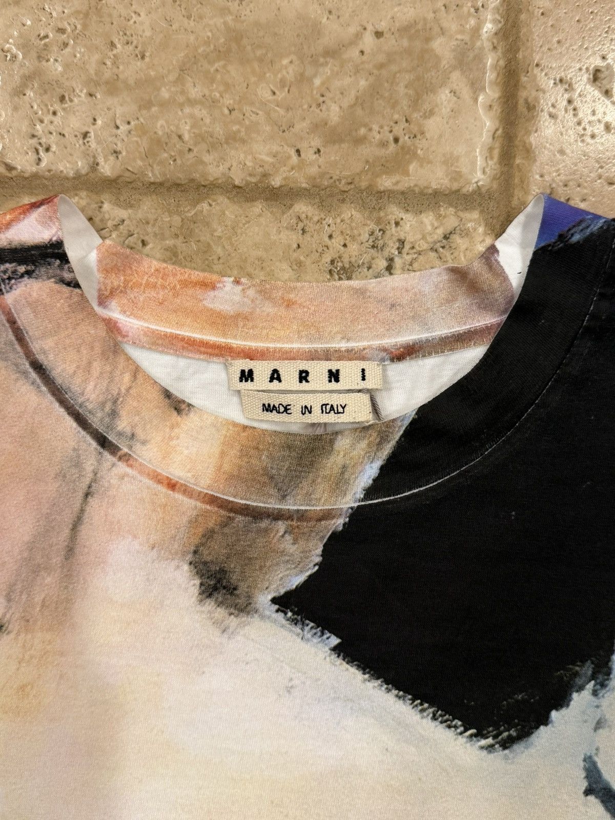 Marni Marni x Betsy Podlach Art Collab Tie Dye White SS T-Shirt Size US XL / EU 56 / 4 - 6 Thumbnail