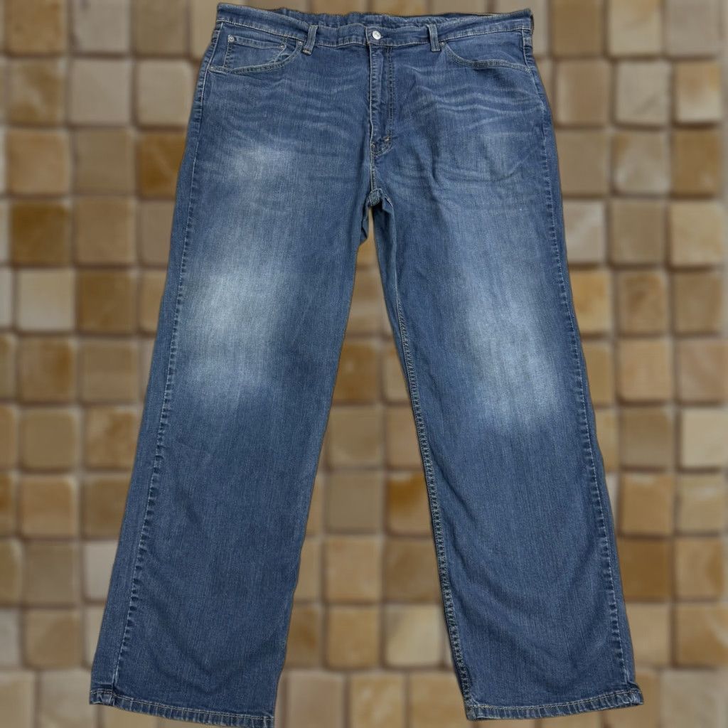 Levi's Levi's 559 Relaxed Straight Fit Stretch Blue Denim Jeans Mens Size 44 x 30 Size US 44 / EU 60 - 1 Thumbnail