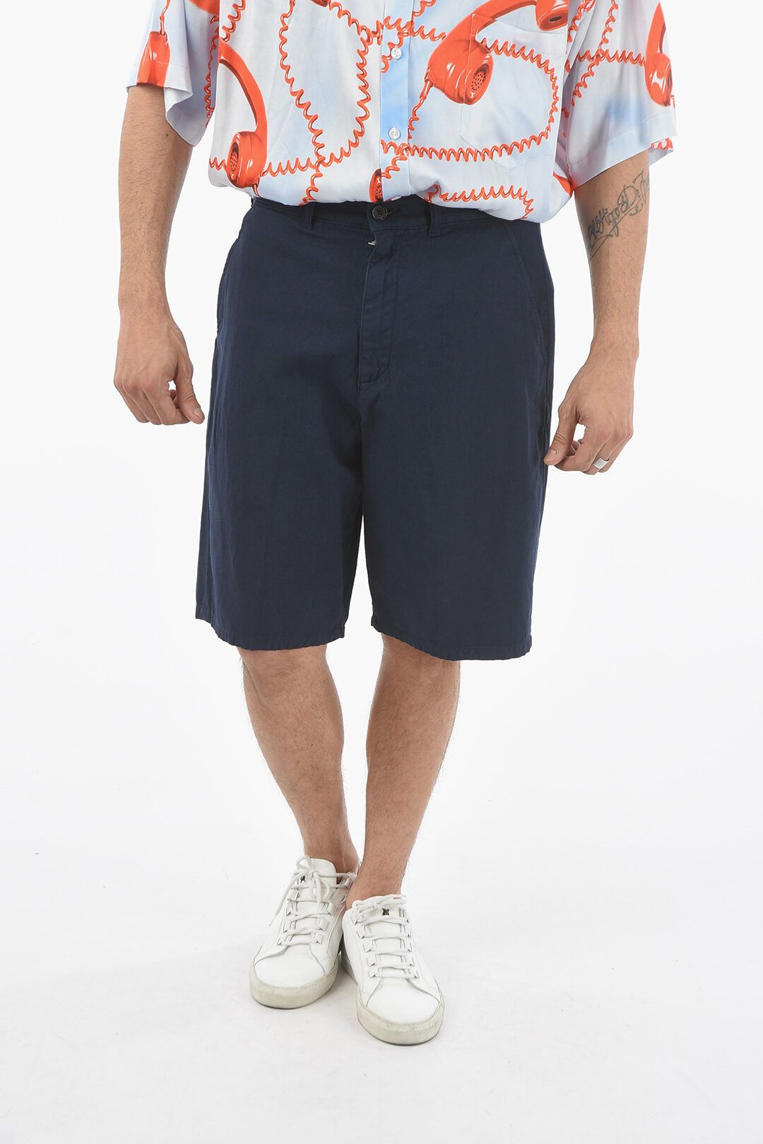 image of Department 5 Og1Mm1223 Short In Blue, Men's (Size 30)