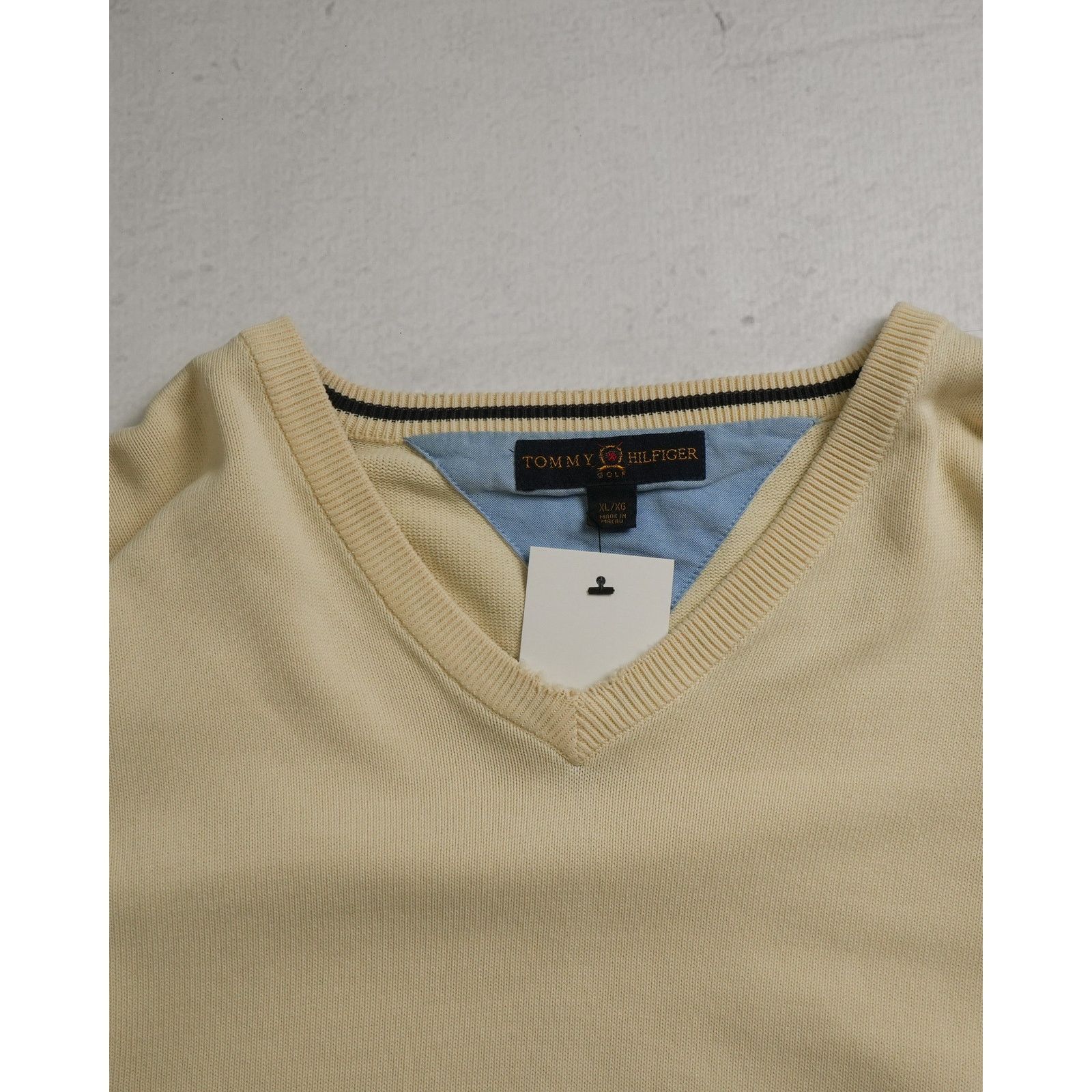 Tommy Hilfiger Vintage 90s Tommy Hilfiger Cream Sweater - Women's XL Size XL / US 12-14 / IT 48-50 - 3 Thumbnail