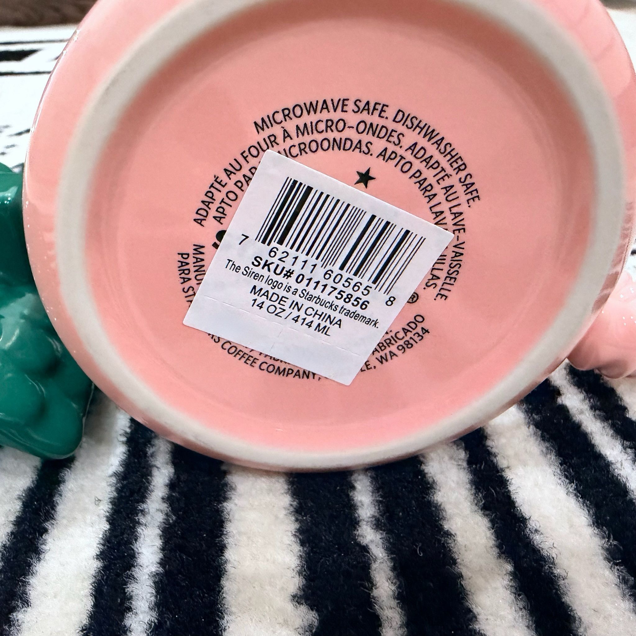 Other Starbucks '25 Pink Mug Ceramic Xmas Gingerbread House 12oz Size ONE SIZE - 7 Thumbnail