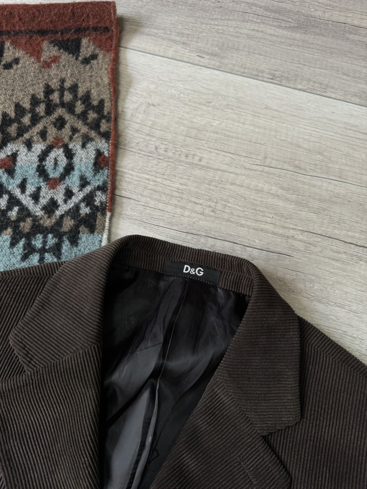 Dolce & Gabbana Dolce Gabbana Velvet Blazer Jacket Brown Size 48R - 5 Thumbnail
