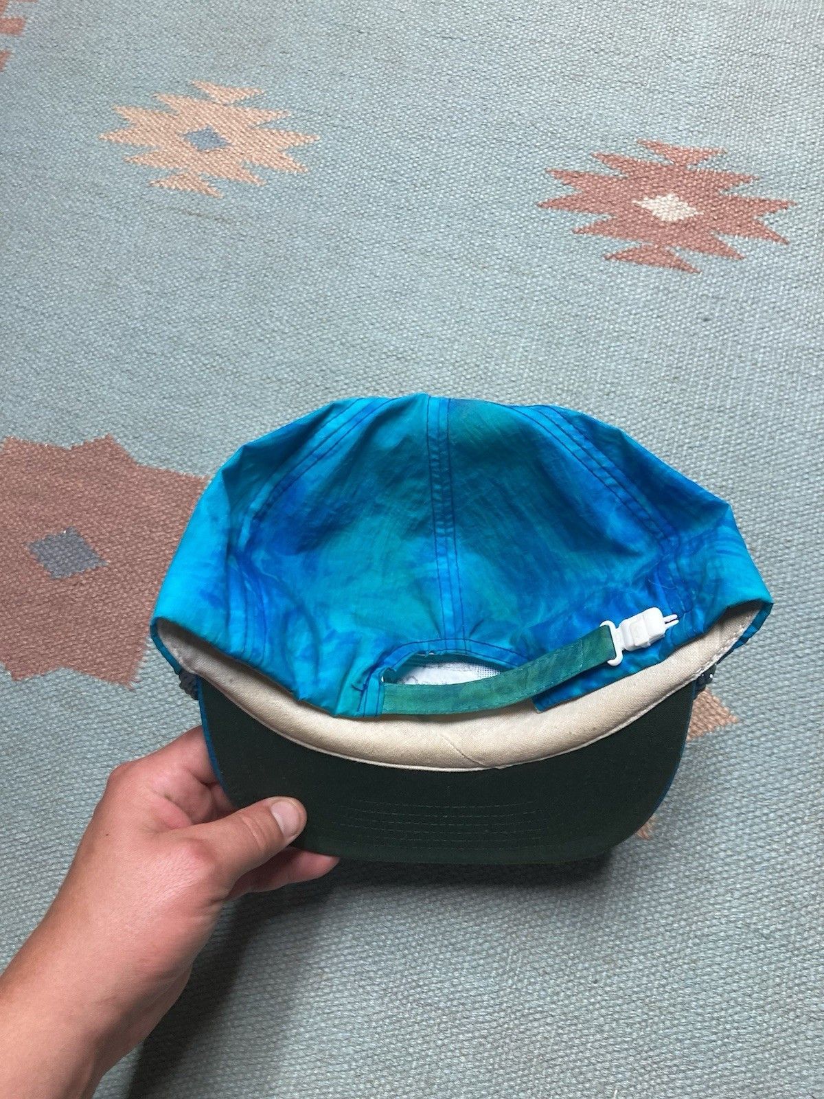 Vintage Strapback hat zipper electrocom automation tie dye summer Size ONE SIZE - 5 Thumbnail