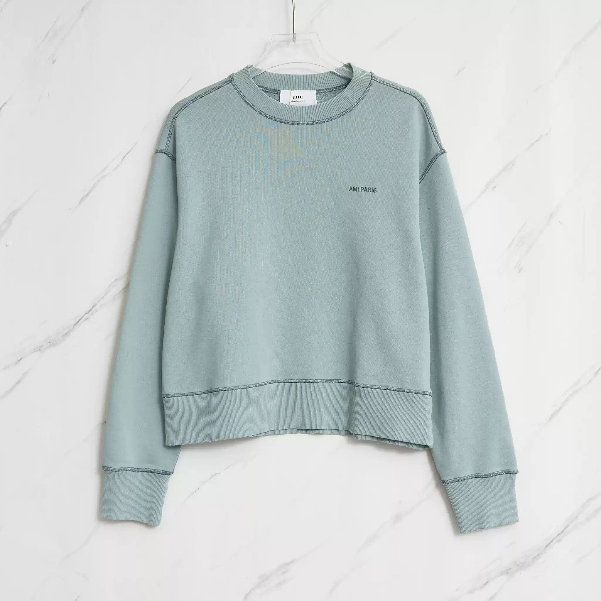 AMI Authentic Ami Paris Men's Logo Sweatshirt Size US M / EU 48-50 / 2 - 1 Thumbnail
