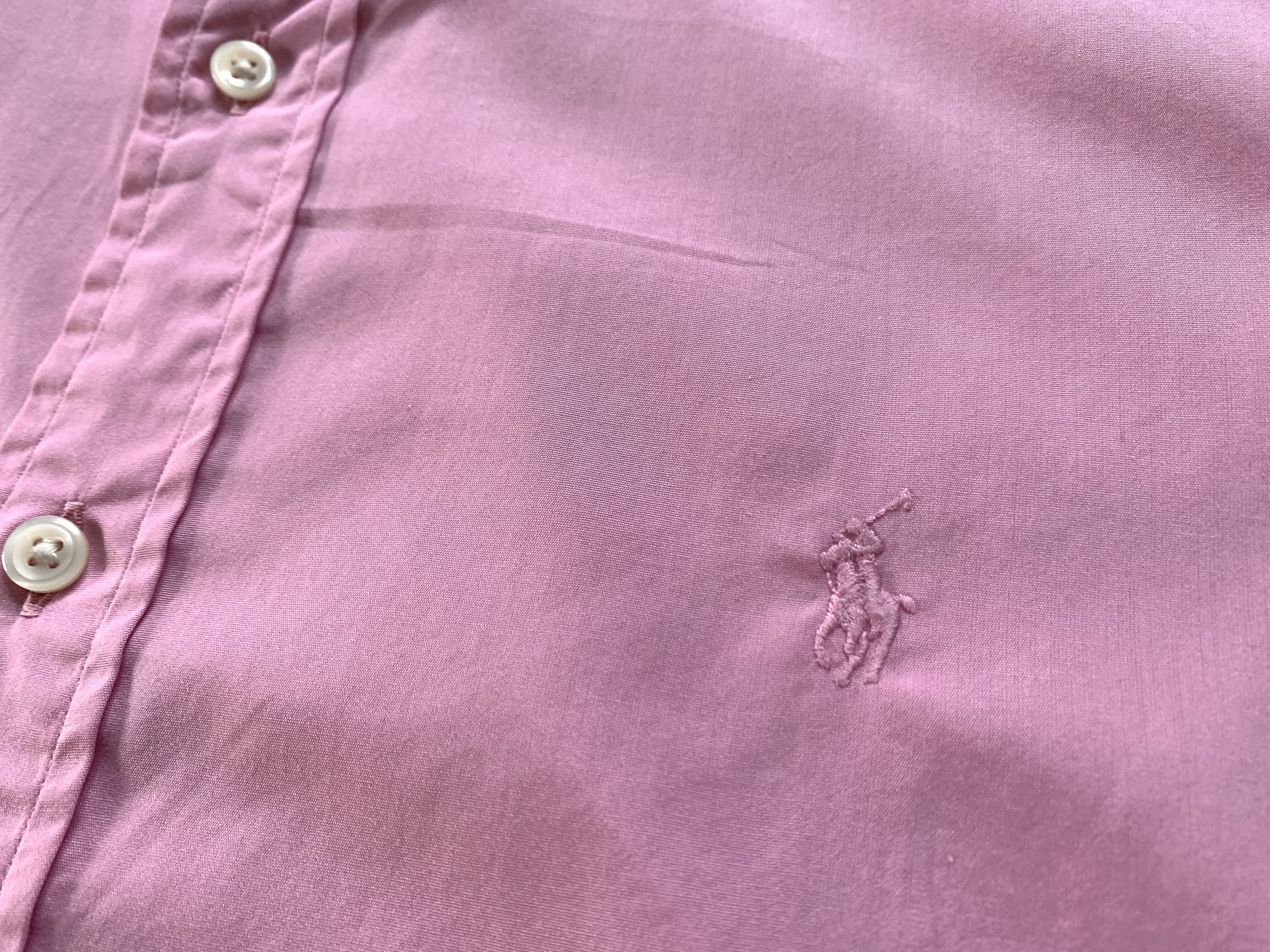 Polo Ralph Lauren Polo Ralph Lauren Pink Long Sleeve Vintage Shirt Size US XXL / EU 58 / 5 - 6 Thumbnail