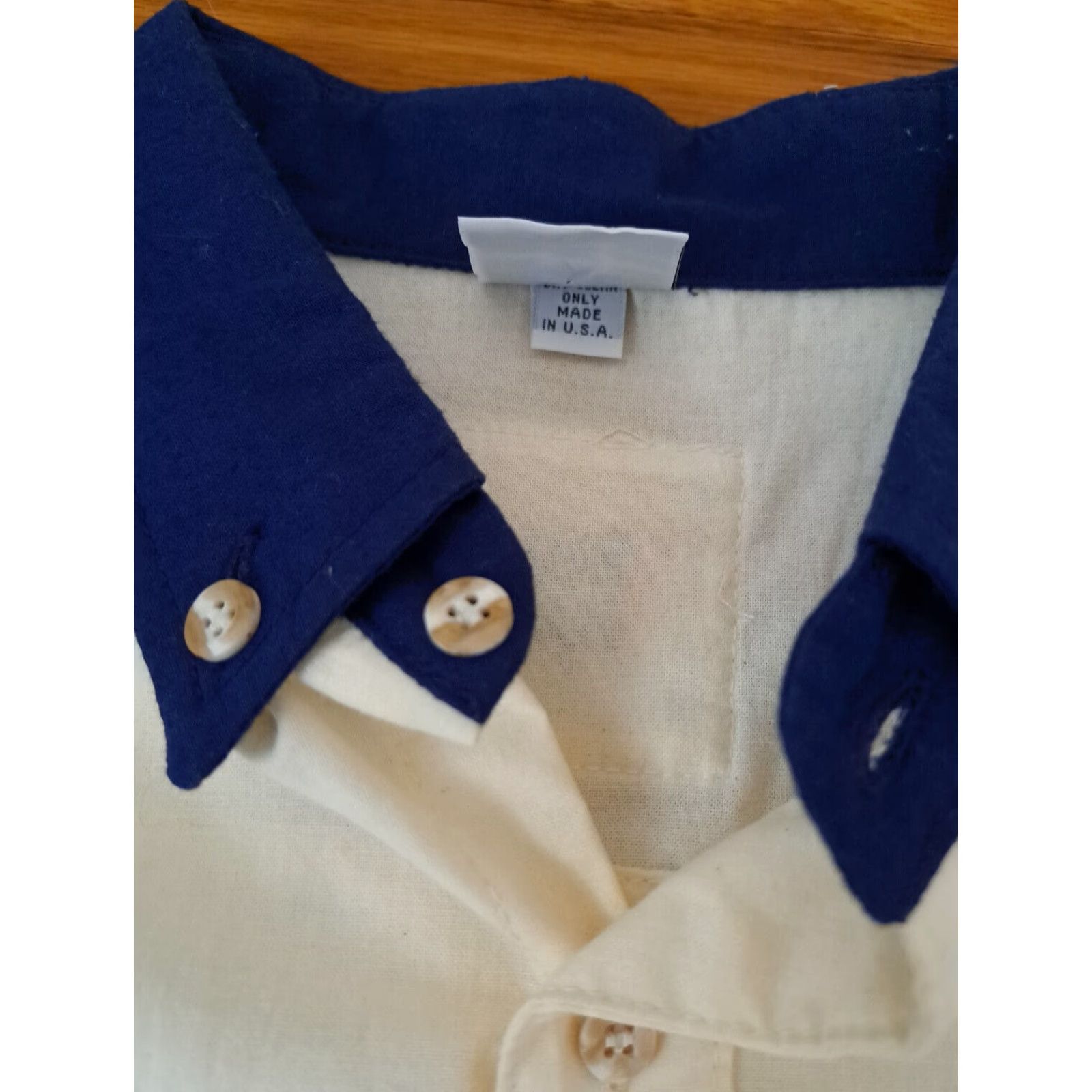 4SDESIGNS Exquisite Designs SCCA Pro Racing Embroidered Button-Up Shirt L USA Cotton Short Sleeve Cream Budget Canvas Mens Large — Shirt Size US L / EU 52-54 / 3 - 6 Thumbnail