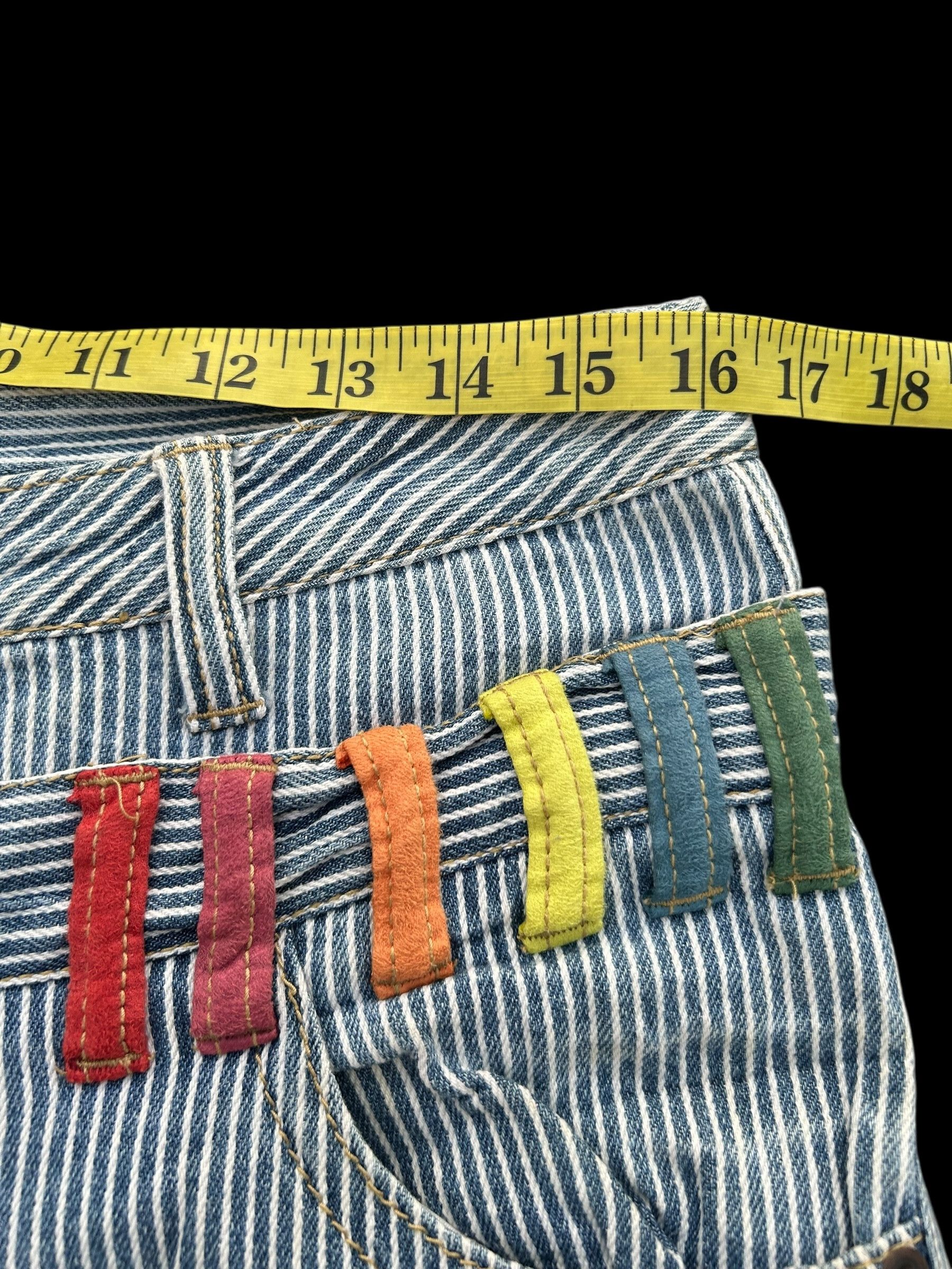Japanese Brand × Kapital × Vintage Double Waist Hickory Japanese Style Denim Jeans Size US 32 / EU 48 - 11 Thumbnail
