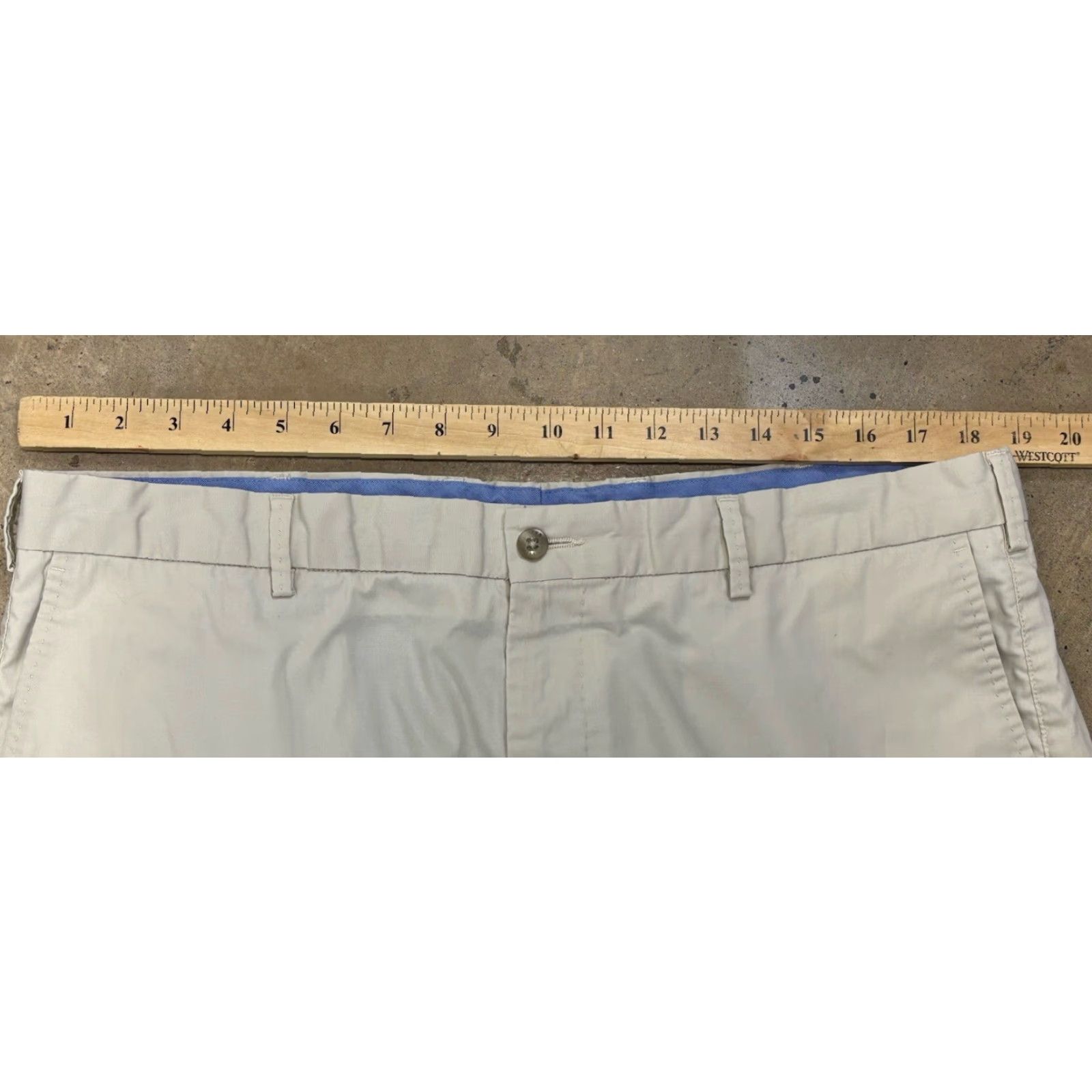 Peter Millar Peter Millar Shorts Mens 38 Khaki Beige Crown Comfort Flat Front 8” Inseam Golf Size US 38 / EU 54 - 5 Thumbnail