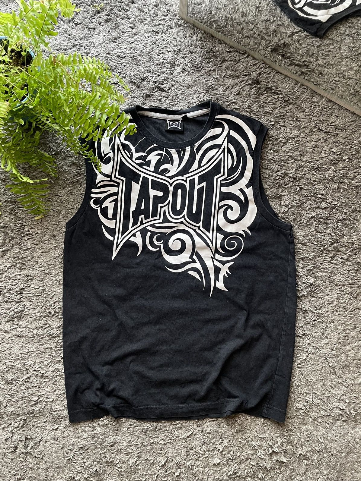 Tapout × Vintage Tapout Undershirt Streetwear Sk8 Vintage Big Logo Rare Size US M / EU 48-50 / 2 - 1 Thumbnail