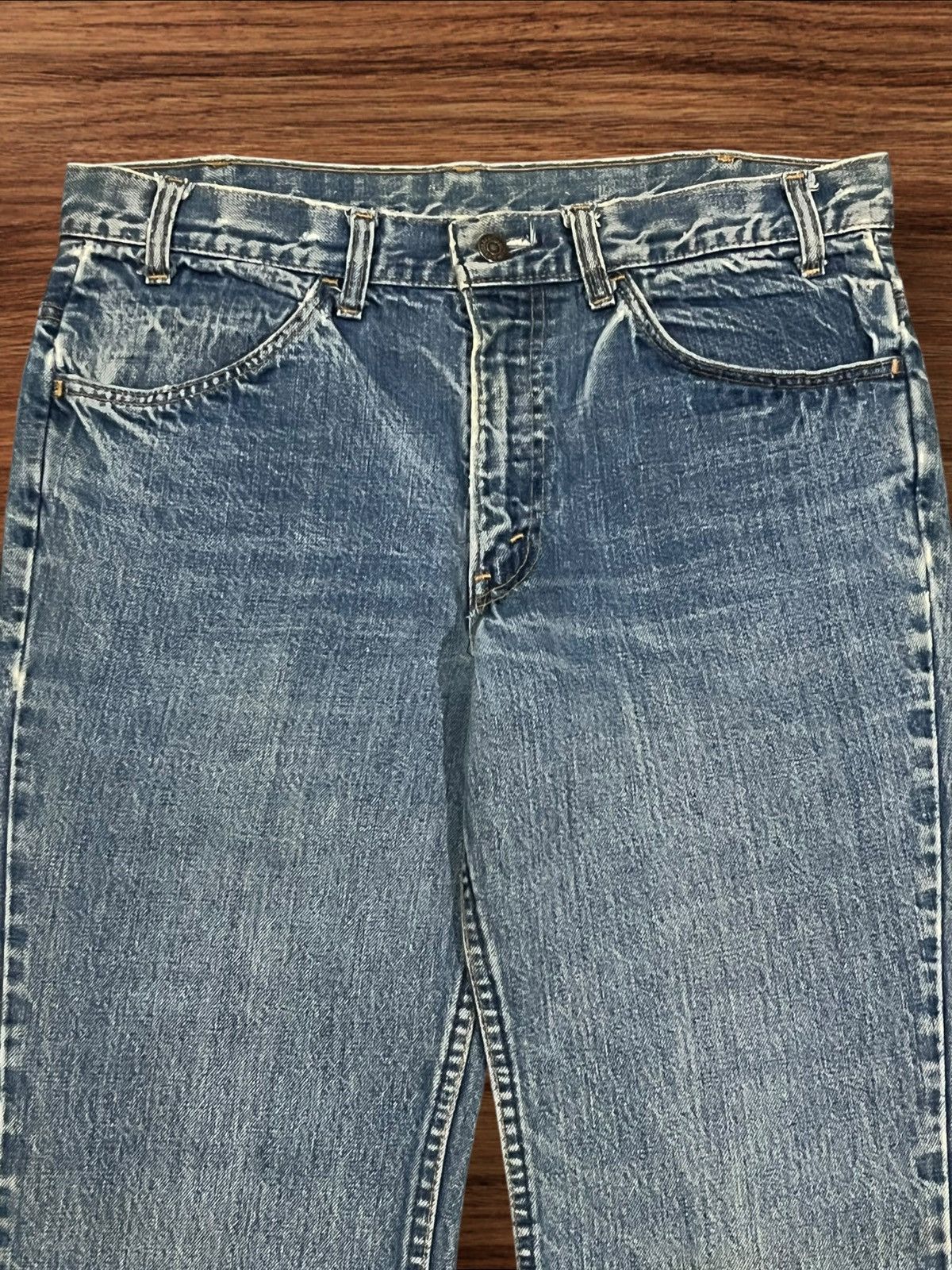 Levi's × Vintage Levi’s 684 Jeans Bell Bottom Flare Bootcut Talon #8 Size US 32 / EU 48 - 4 Thumbnail
