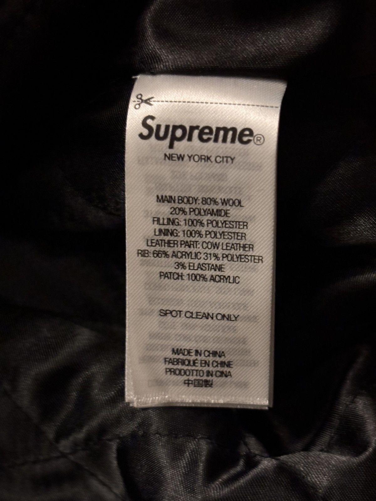 Number (N)ine × Supreme Supreme Number (N)ine Mickey Varsity Jacket Size US XXL / EU 58 / 5 - 4 Thumbnail
