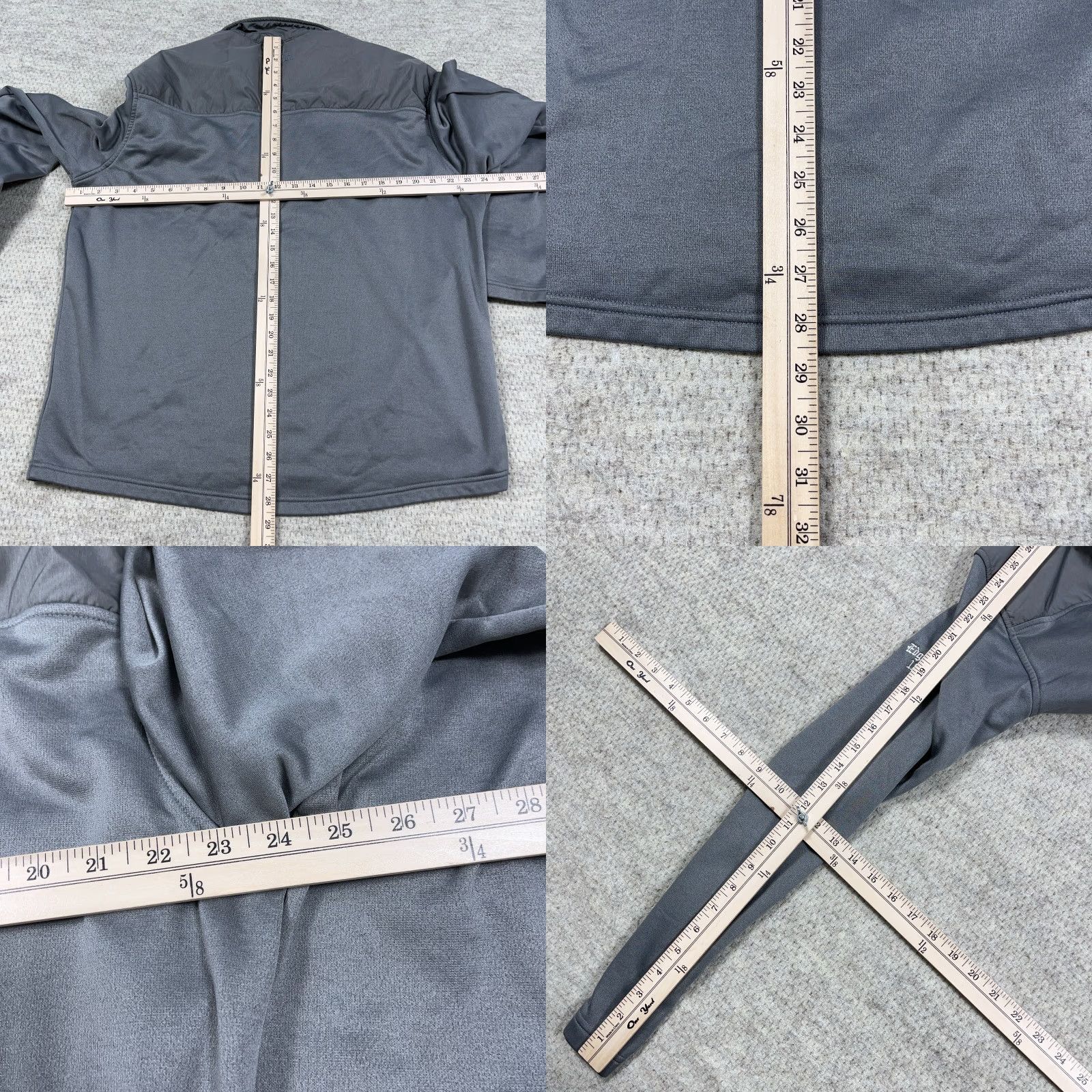 Peter Millar Peter Millar Crown Sport Pullover Men XL Gray Quarter Half Zip Edgewood Size US XL / EU 56 / 4 - 8 Thumbnail