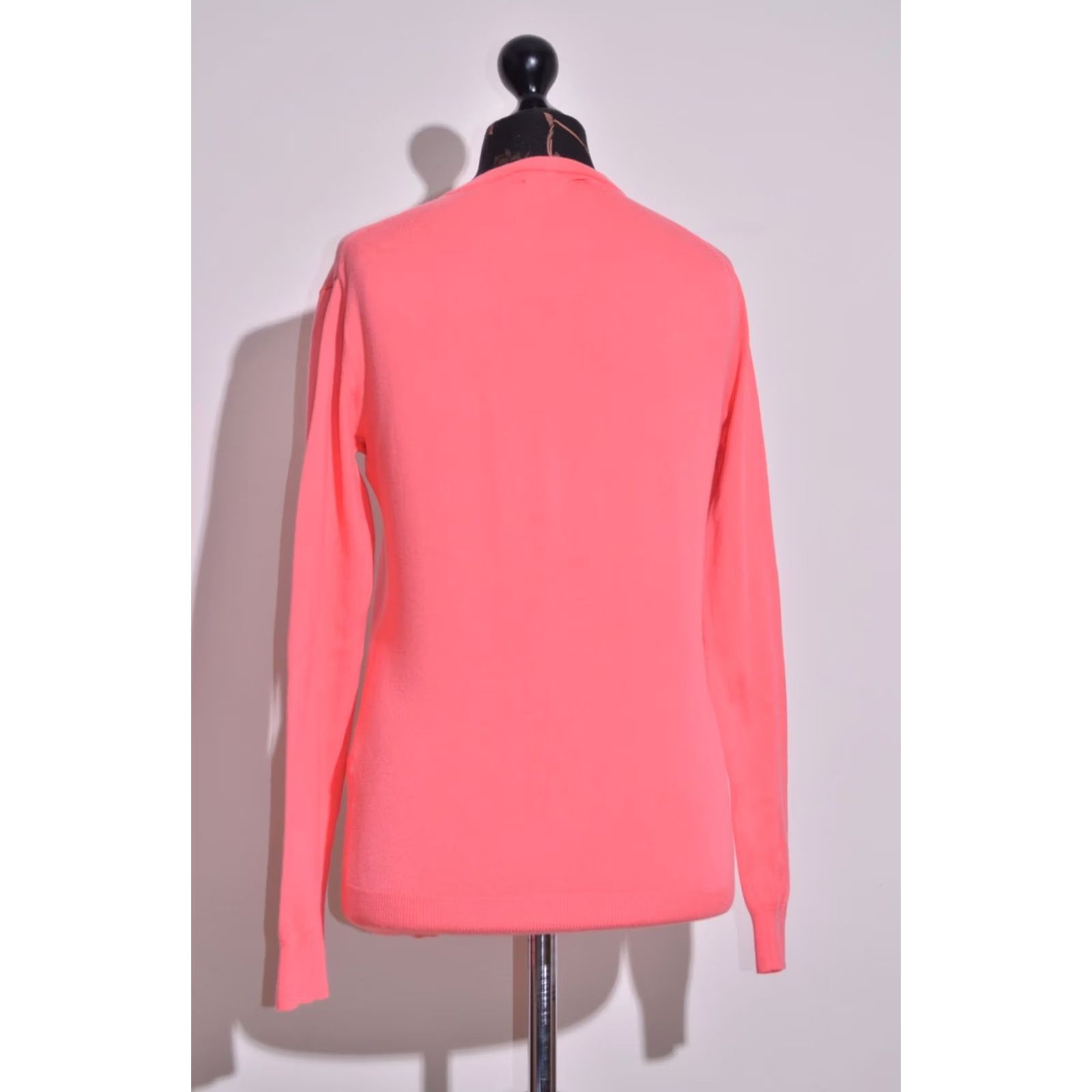 Ralph Lauren VINTAGE Ralph Lauren Women’s Pink Cotton Sweater V-Neck Long Sleeve Pullover Size S Size S / US 4 / IT 40 - 5 Thumbnail