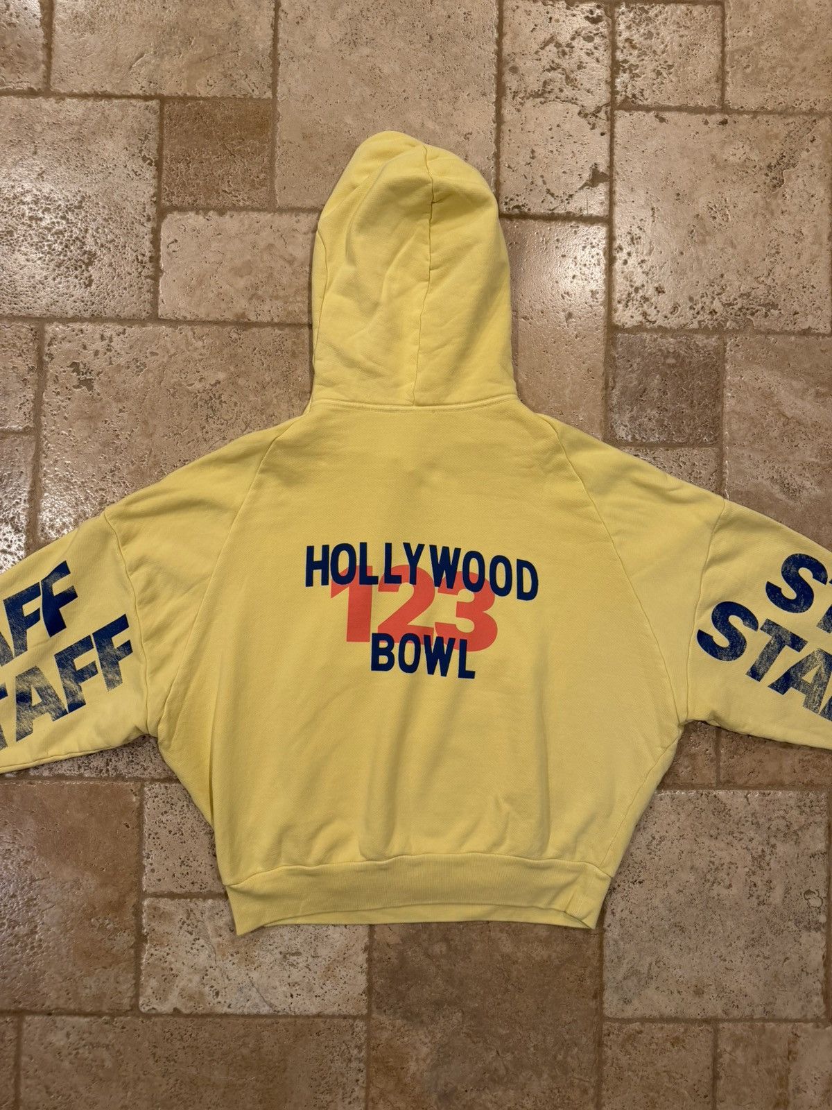 Fear of God × RRR-123 Fear of God x RRR-123 STAFF Hollywood Bowl Yellow Hoodie Size US S / EU 44-46 / 1 - 13 Thumbnail