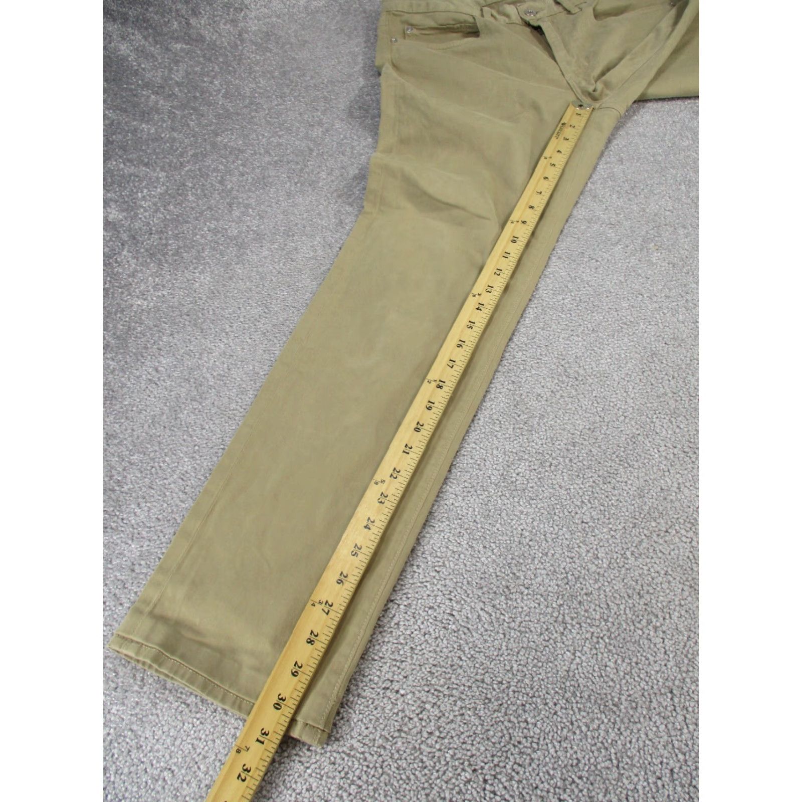 Bonobos Bonobos Mens Chinos 32 Beige Slim Fit Knit Cotton Flat Front 30 Inseam Pants 32x30 Regular Men's Pants Size US 32 / EU 48 - 4 Thumbnail