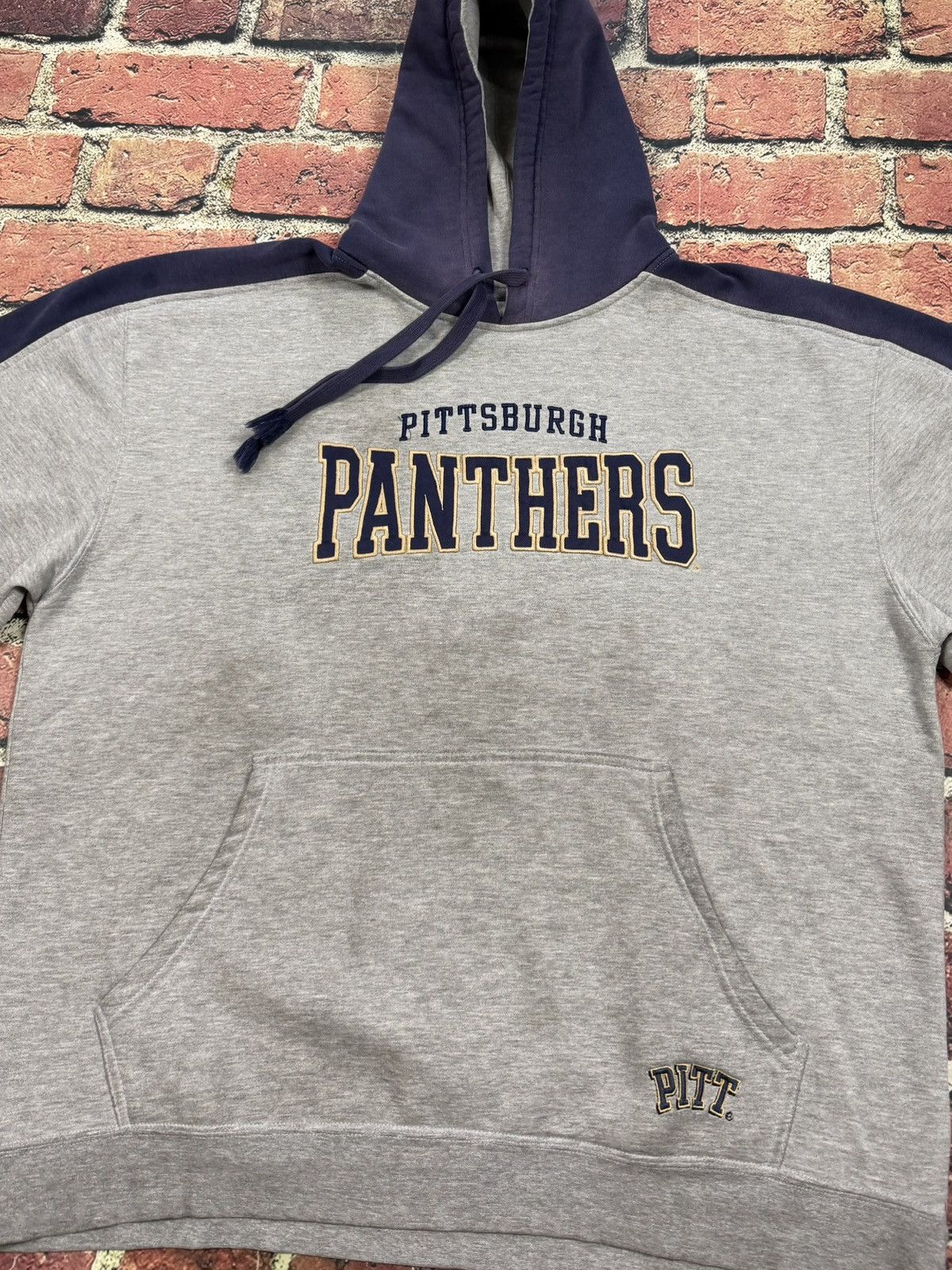 NCAA Pitt Panthers Hoodie Sweatshirt Y2K University of Pittsburgh Size US XL / EU 56 / 4 - 10 Thumbnail