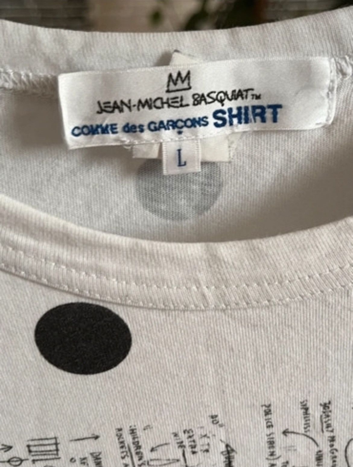 Comme des Garcons Comme des Garçons Basquiat tshirt Size US L / EU 52-54 / 3 - 3 Thumbnail