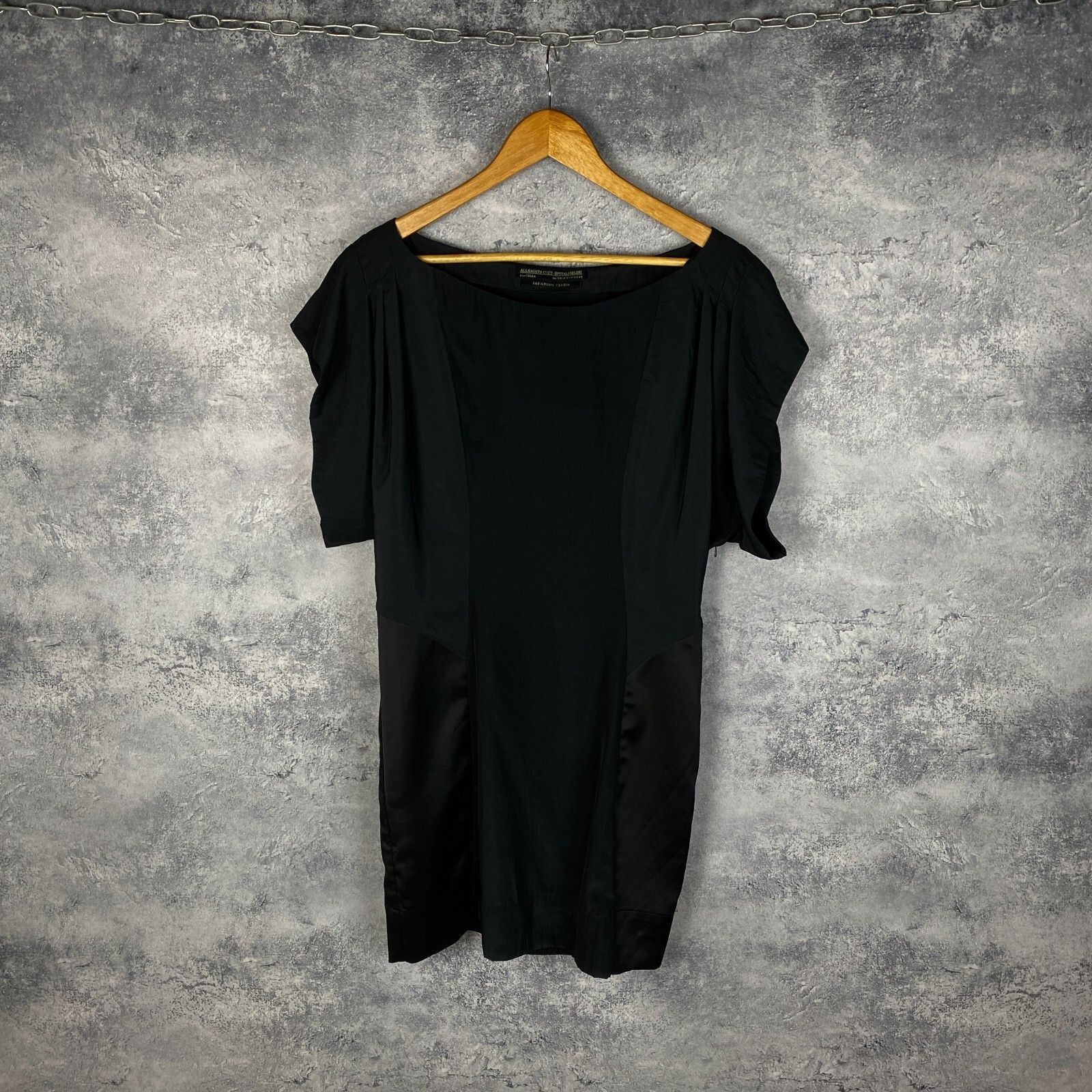 Allsaints Allsaints Dress Women's Size US 10 Black Short Sleeve ` Size L / US 10 / IT 46 - 1 Thumbnail