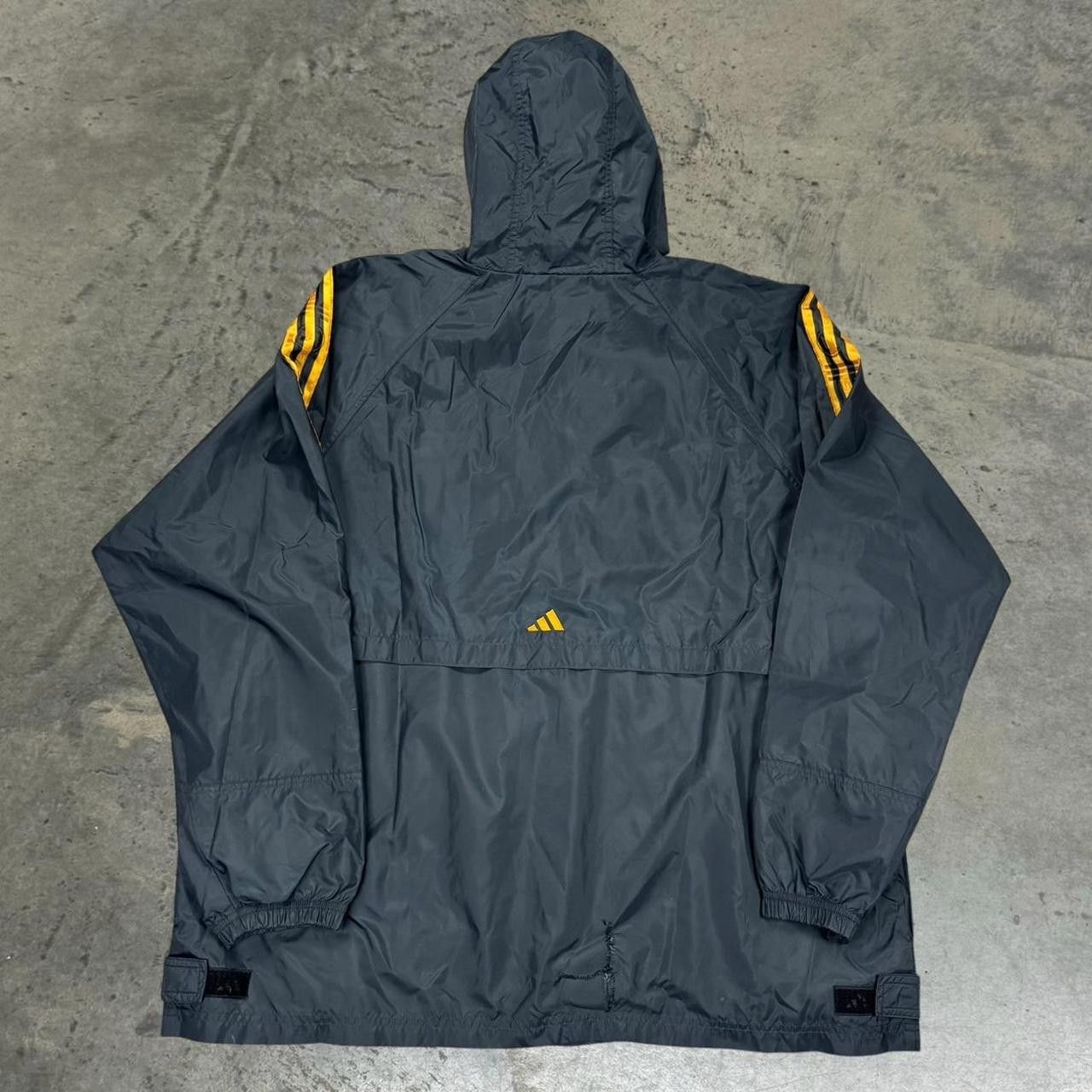 Adidas × Vintage Vintage 90s adidas 3 Stripes Nylon Windbreaker Jacket Size US XL / EU 56 / 4 - 6 Thumbnail