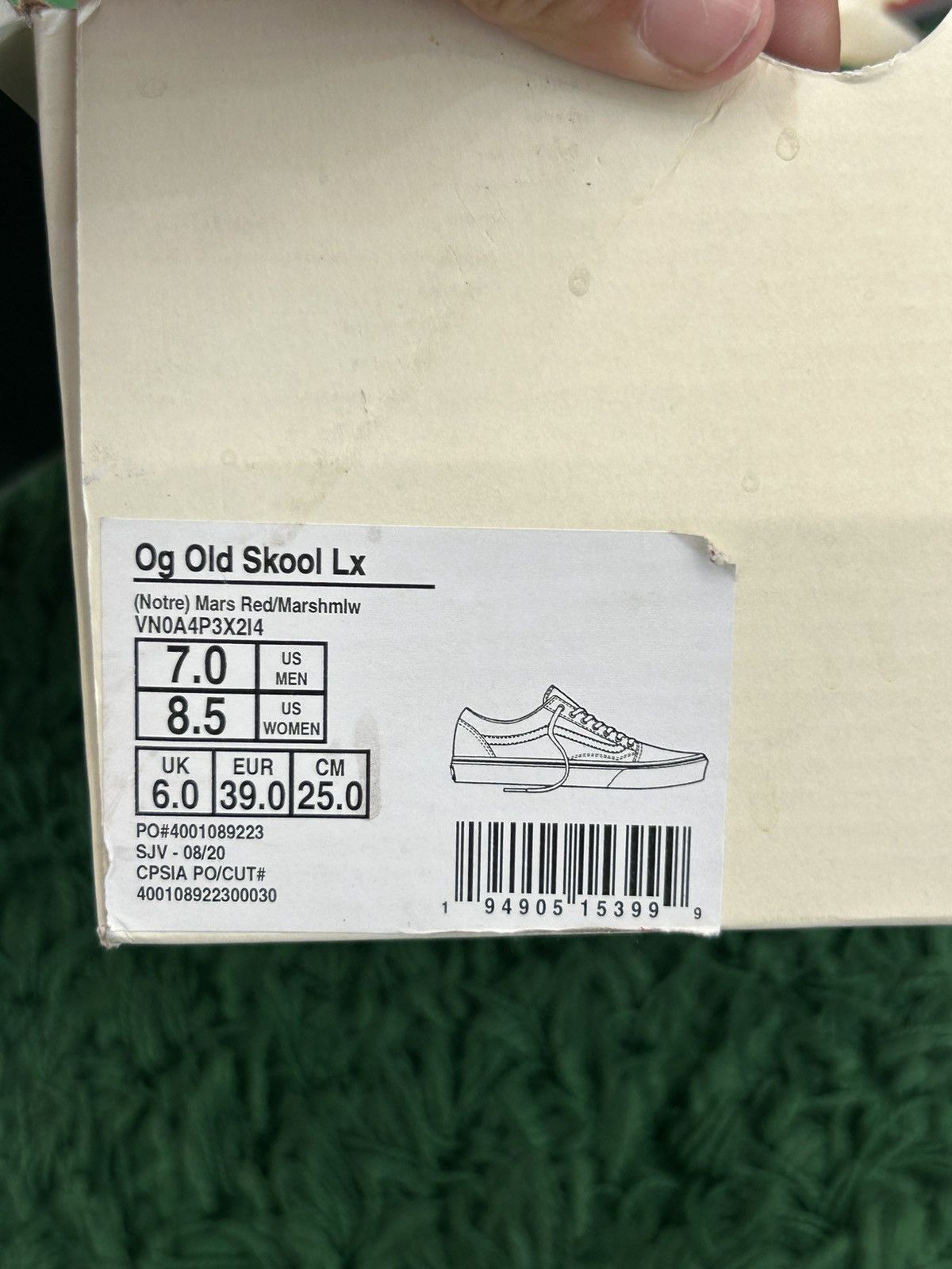 Notre × Vans Vans x Notre Red Old Skool shoes Size US 7 / EU 40 - 7 Thumbnail
