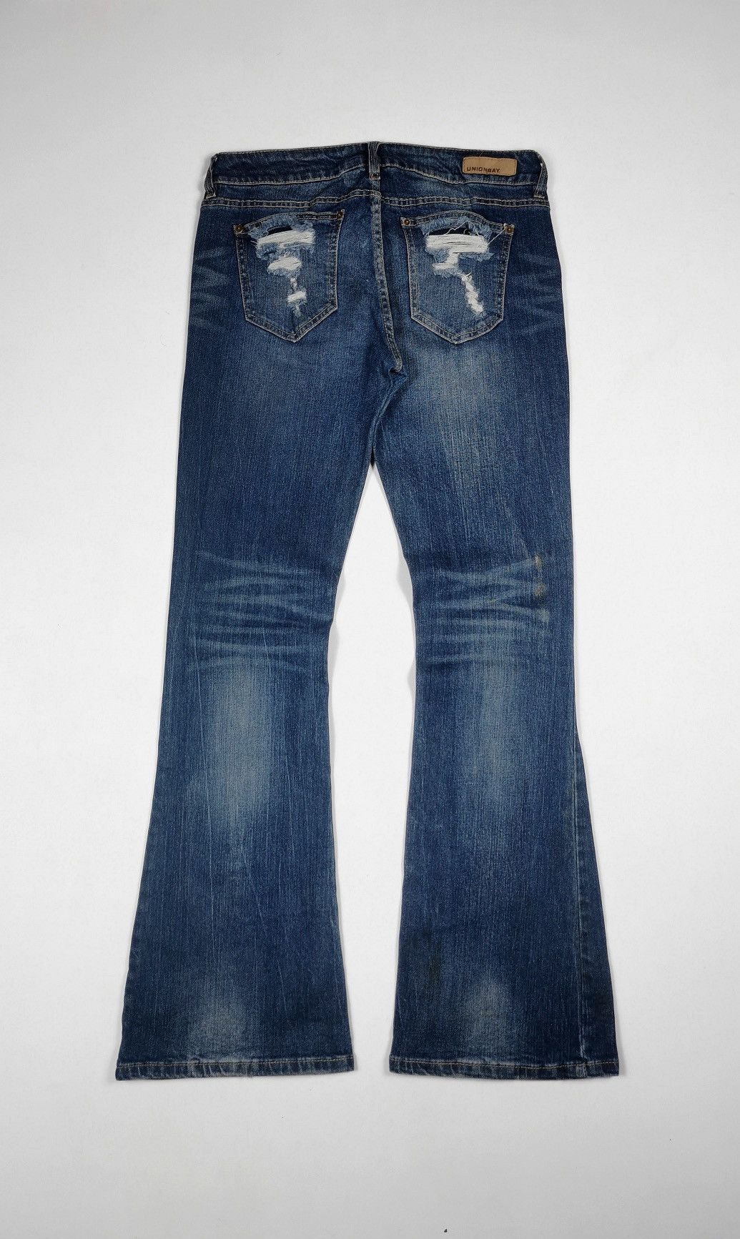 UNIONBAY Flare Distressed Unionbay Denim Jeans Size 30" / US 8 / IT 44 - 5 Thumbnail