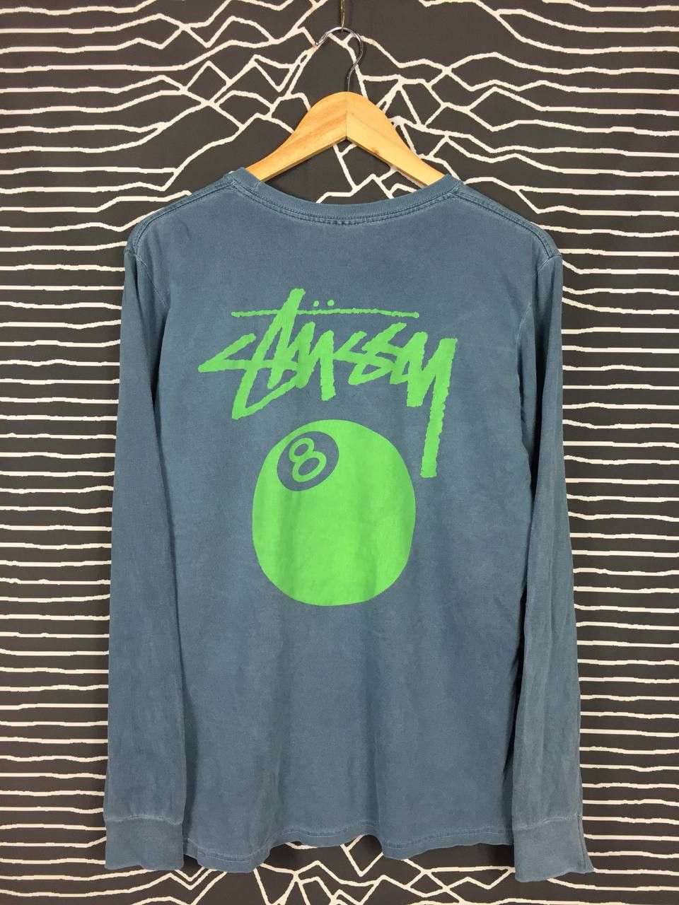 Stussy Vtg Stussy 8 Ball Skateboards Streetwear Longsleeve Tee Size US S / EU 44-46 / 1 - 2 Thumbnail