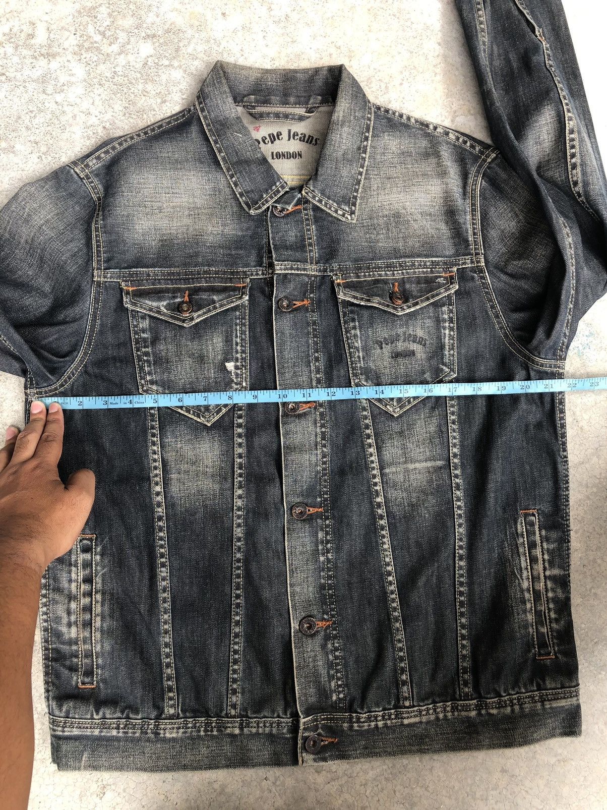 Pepe Jeans Vintage Pepe Jeans Denim Jacket Distressed Jeans Size US L / EU 52-54 / 3 - 21 Thumbnail