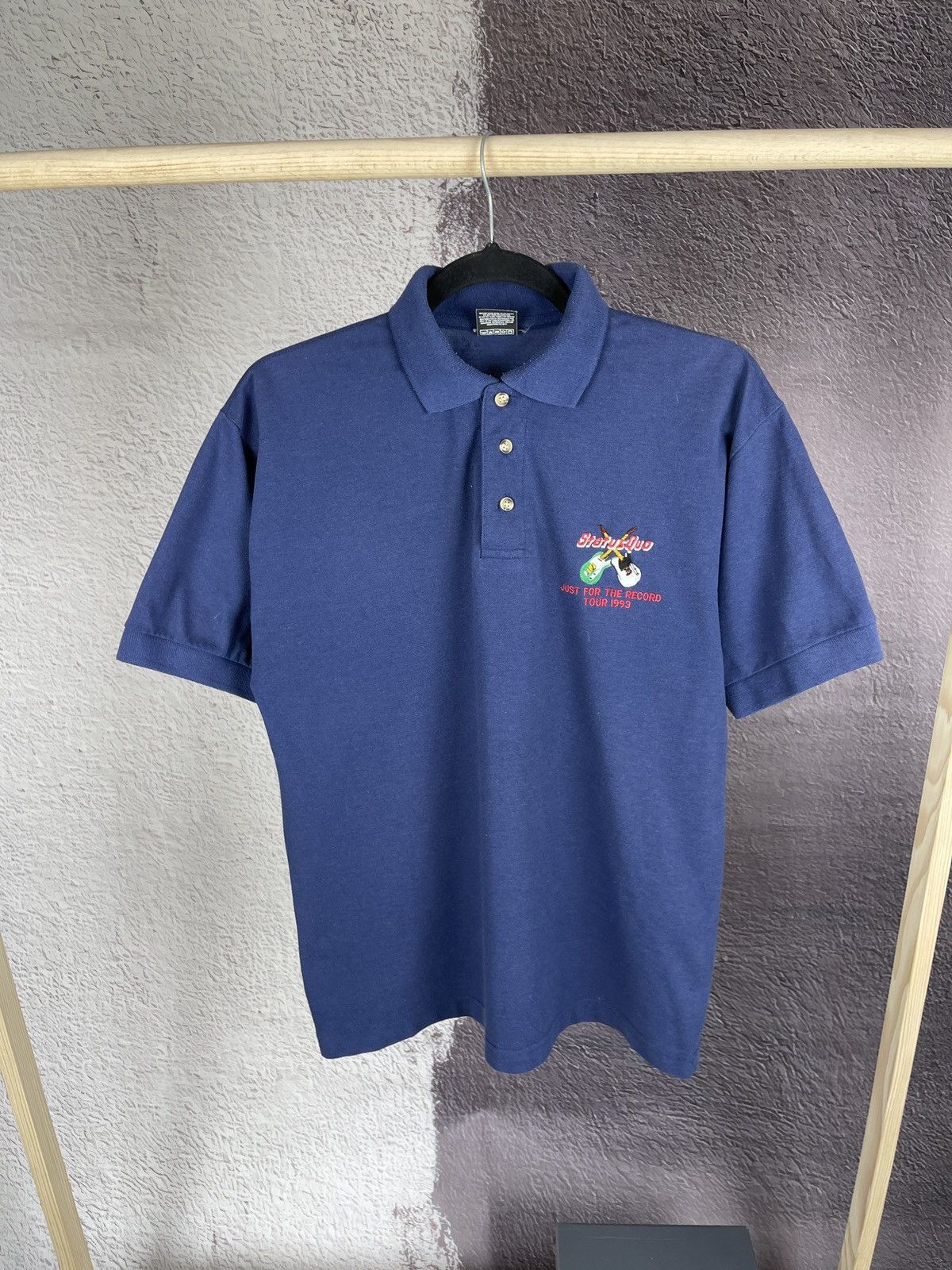 Band Tees Screen Stars vntg 1993 Status Quo Just for the record tour Size US M / EU 48-50 / 2 - 1 Thumbnail