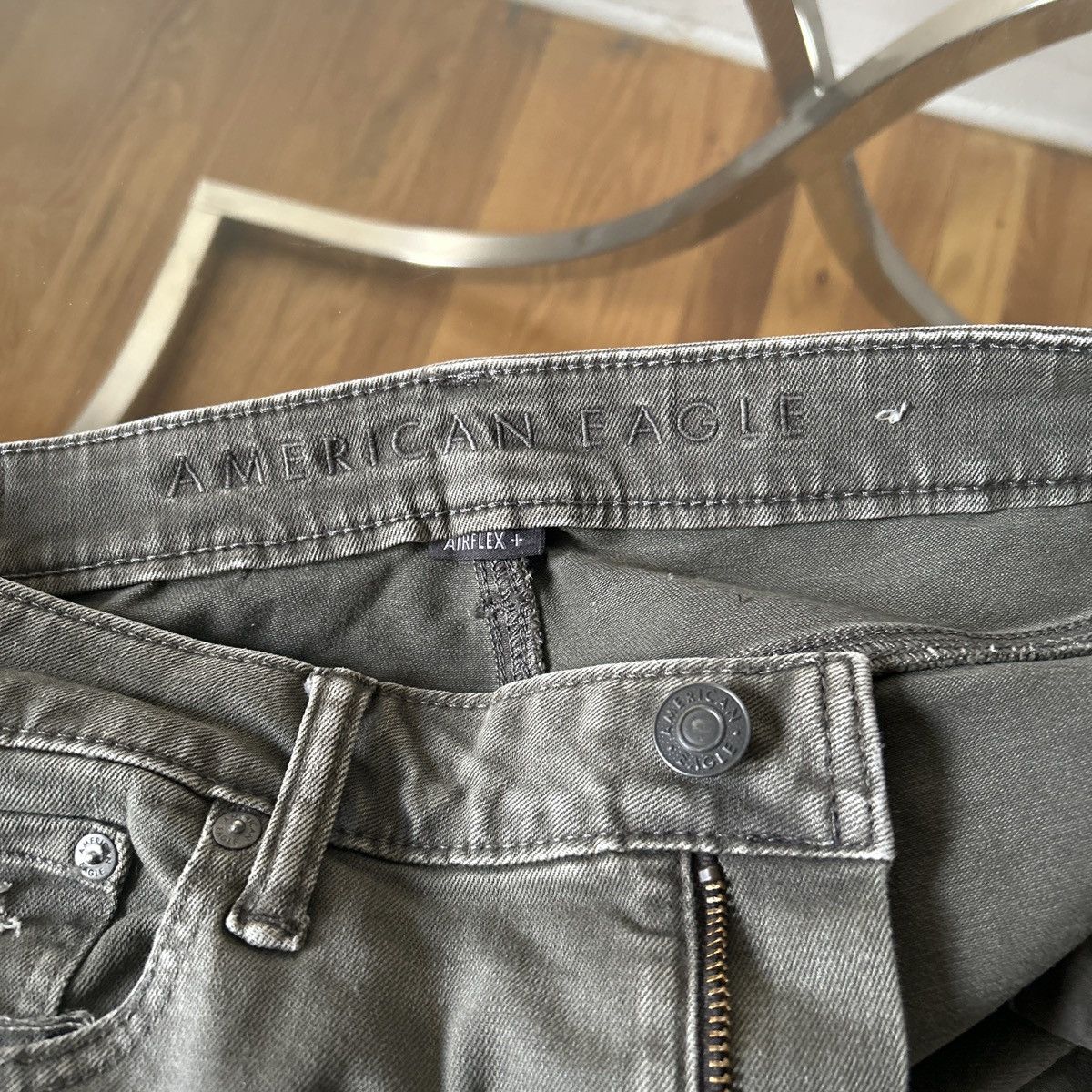 American Eagle Outfitters Grey American Eagle jeans Size US 34 / EU 50 - 4 Thumbnail