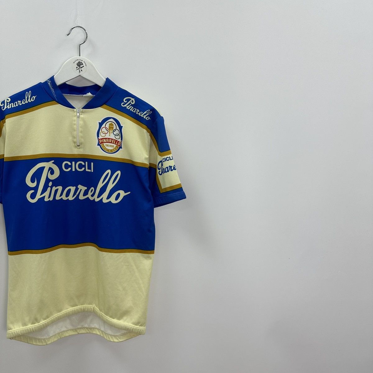 Vintage Vintage 90s Pinarello Cycle Italy jersey y2k bicycle tour Size US M / EU 48-50 / 2 - 2 Thumbnail
