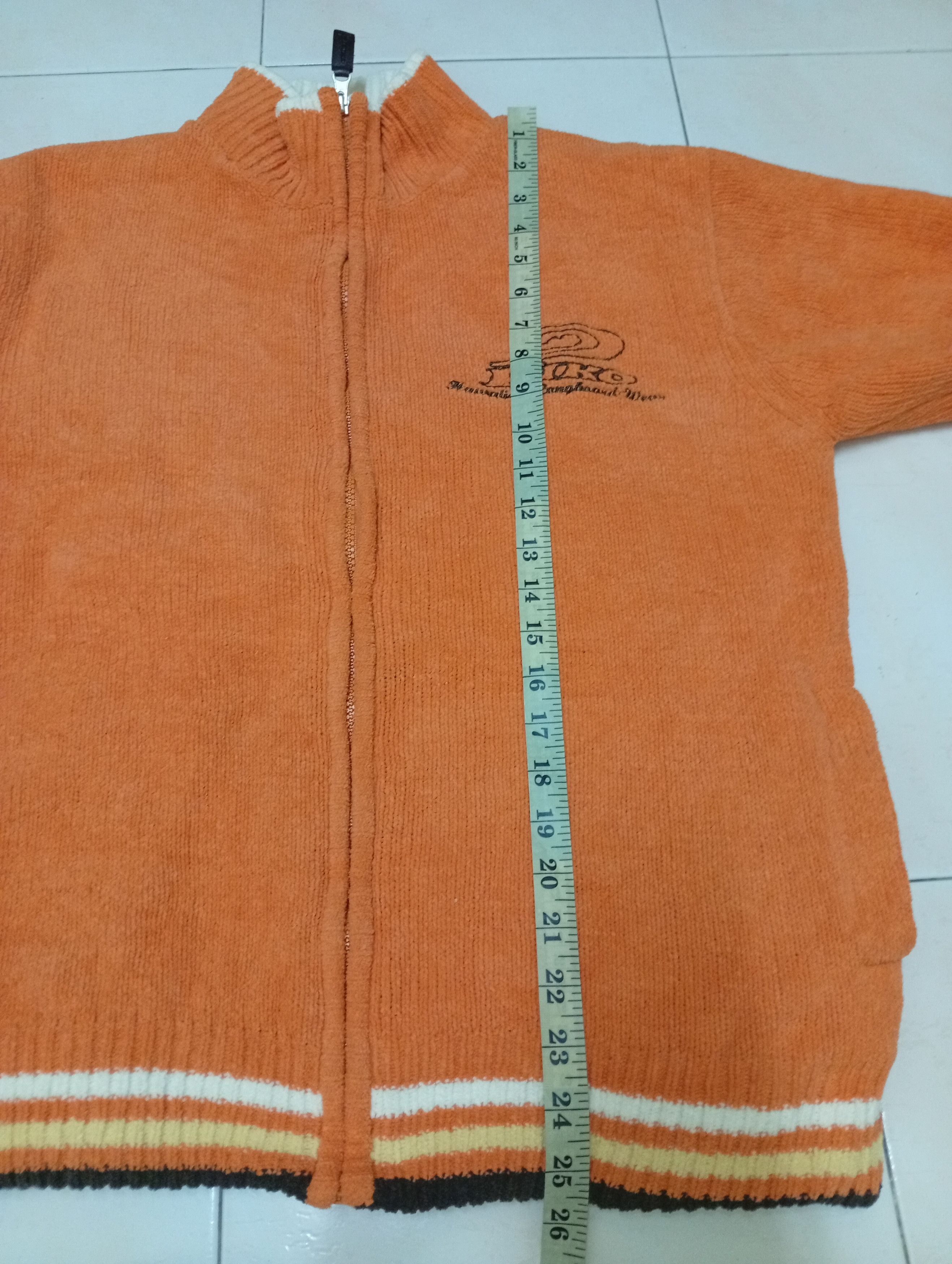 Japanese Brand vintage piko X Hawaiian surf X knitted fleece jacket Size US L / EU 52-54 / 3 - 4 Thumbnail