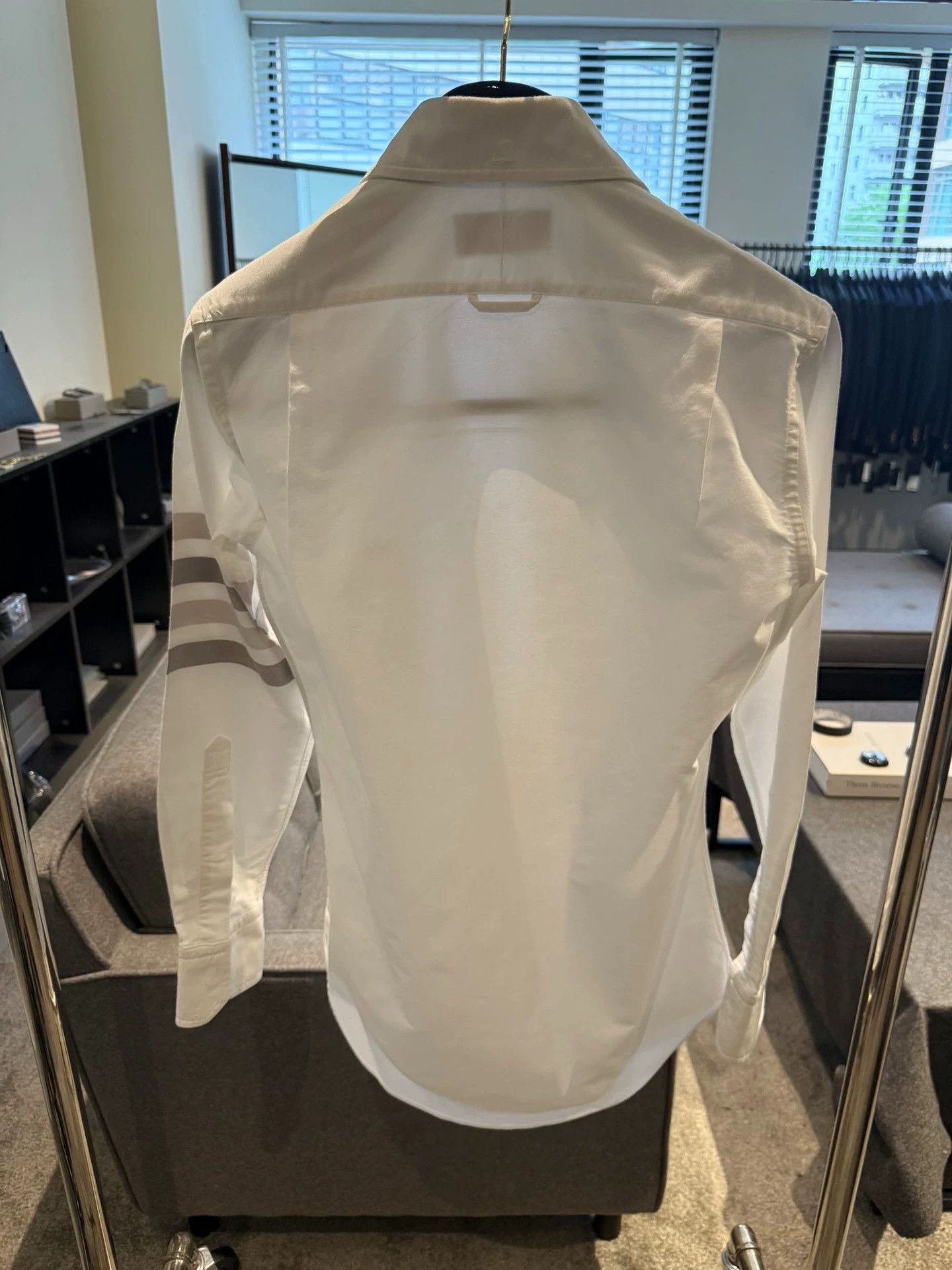 Thom Browne Thom Browne 4-Bar White Oxford Shirt Size0 98 New Size US XS / EU 42 / 0 - 2 Thumbnail