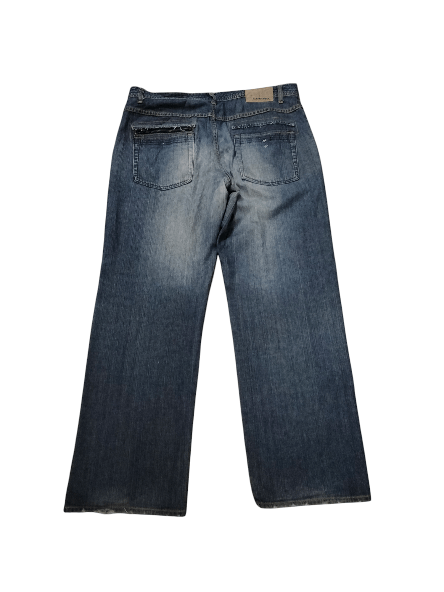 Oakley Oakley Industrial Denim mud wash distressed style jeans goa Size US 37 - 2 Thumbnail