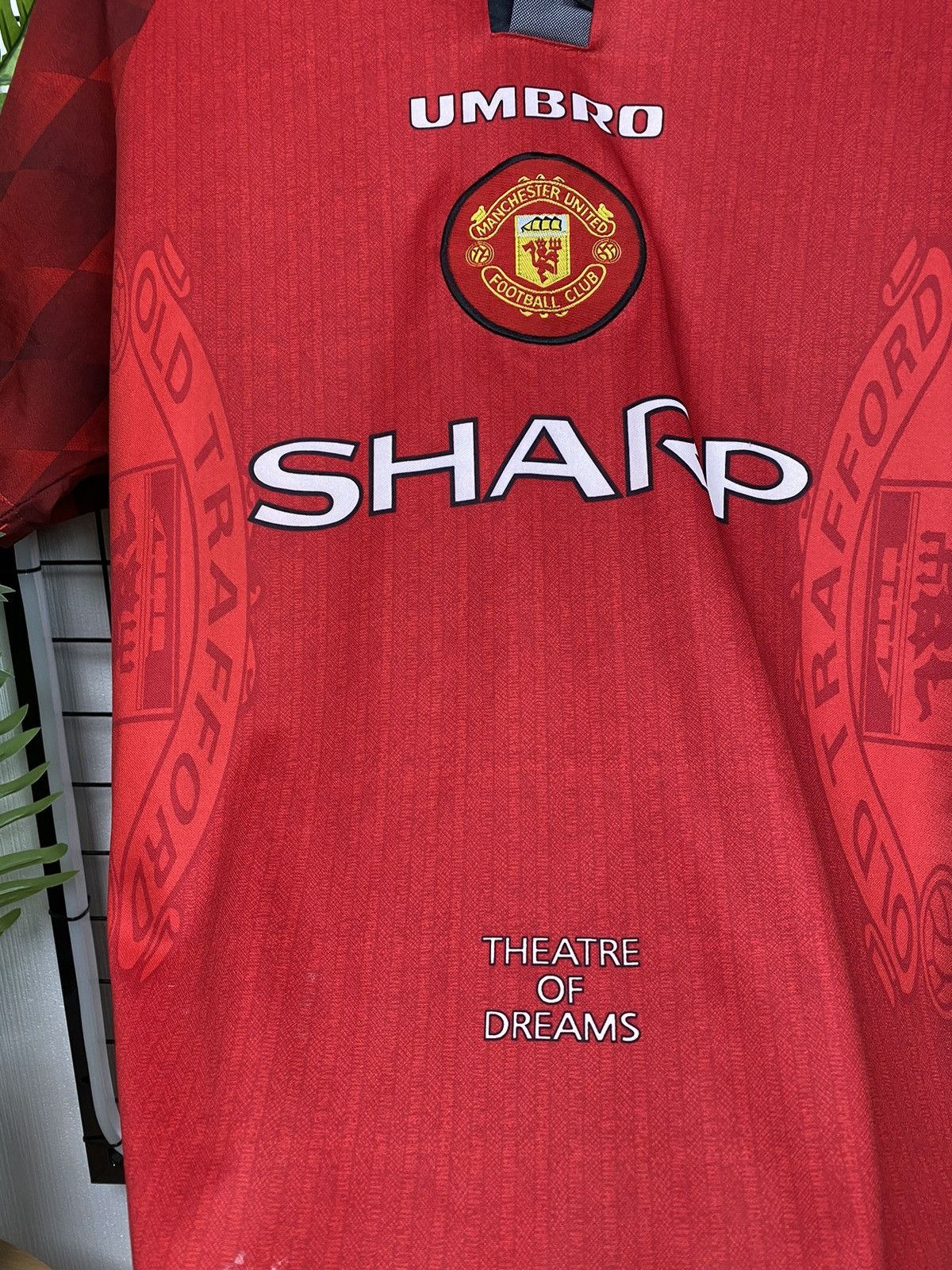 Umbro × Vintage Vintage Umbro Manchester United 1996-98 Soccer Jersey Sharp Size US XL / EU 56 / 4 - 7 Thumbnail