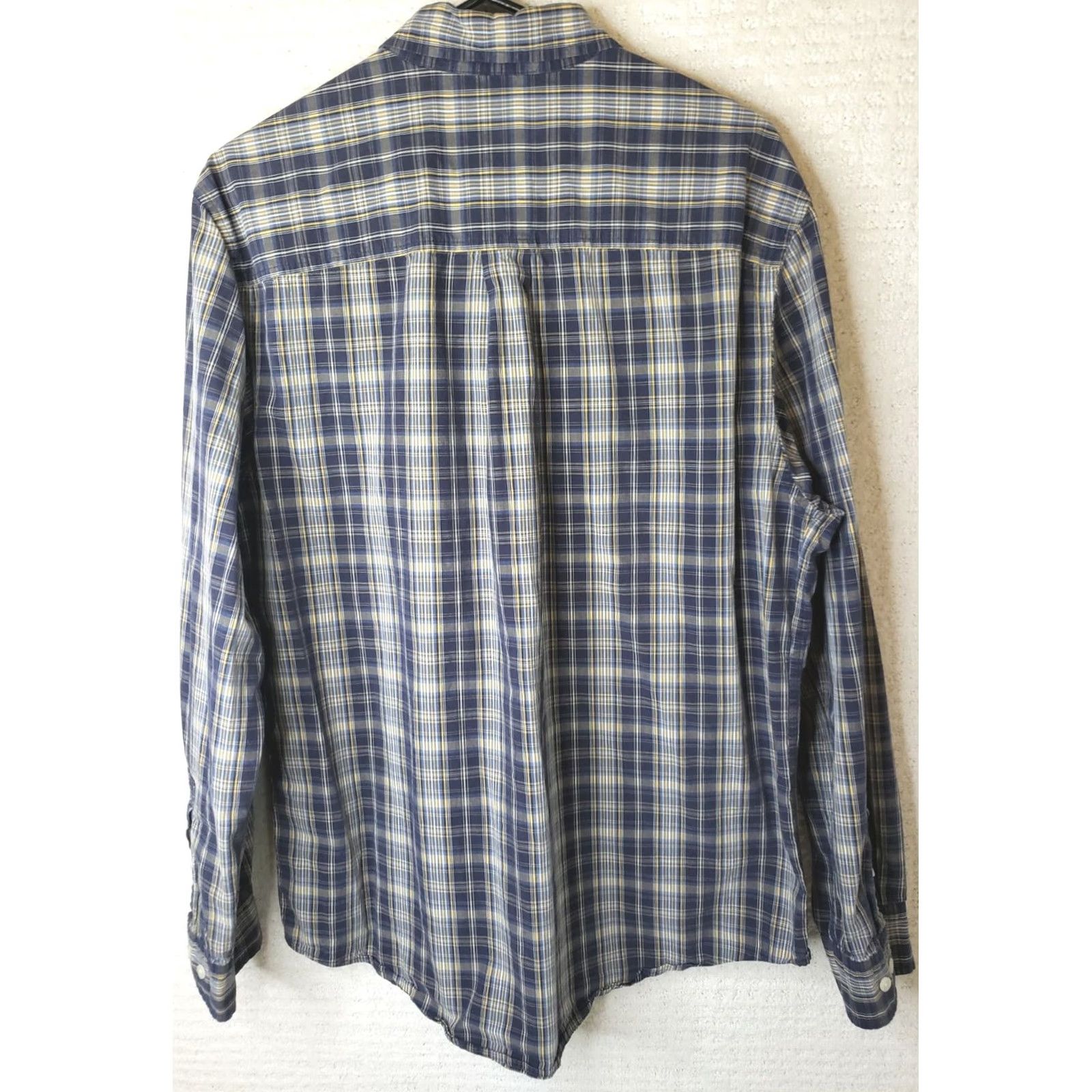 Timberland Timberland Shirt Mens Large Plaid Blue Button-Front Long-Sleeve Size US L / EU 52-54 / 3 - 6 Thumbnail