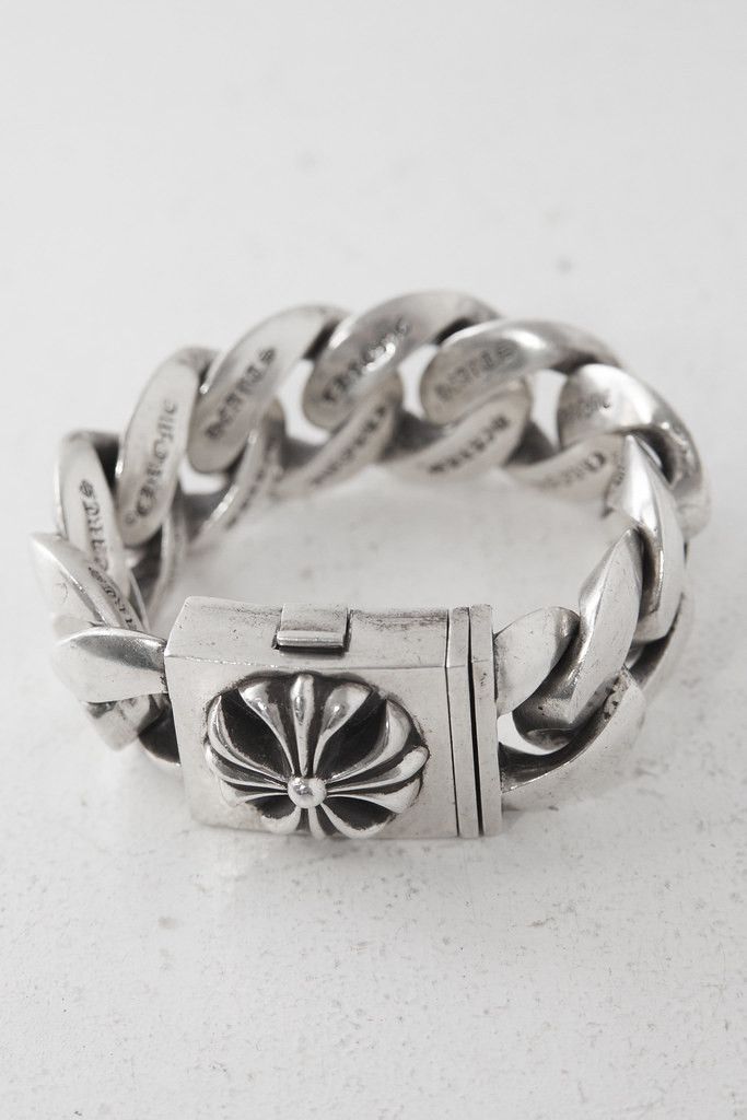 Chrome Hearts 9 Link Classic XL Cross Box ID bracelet Size ONE SIZE - 3 Thumbnail